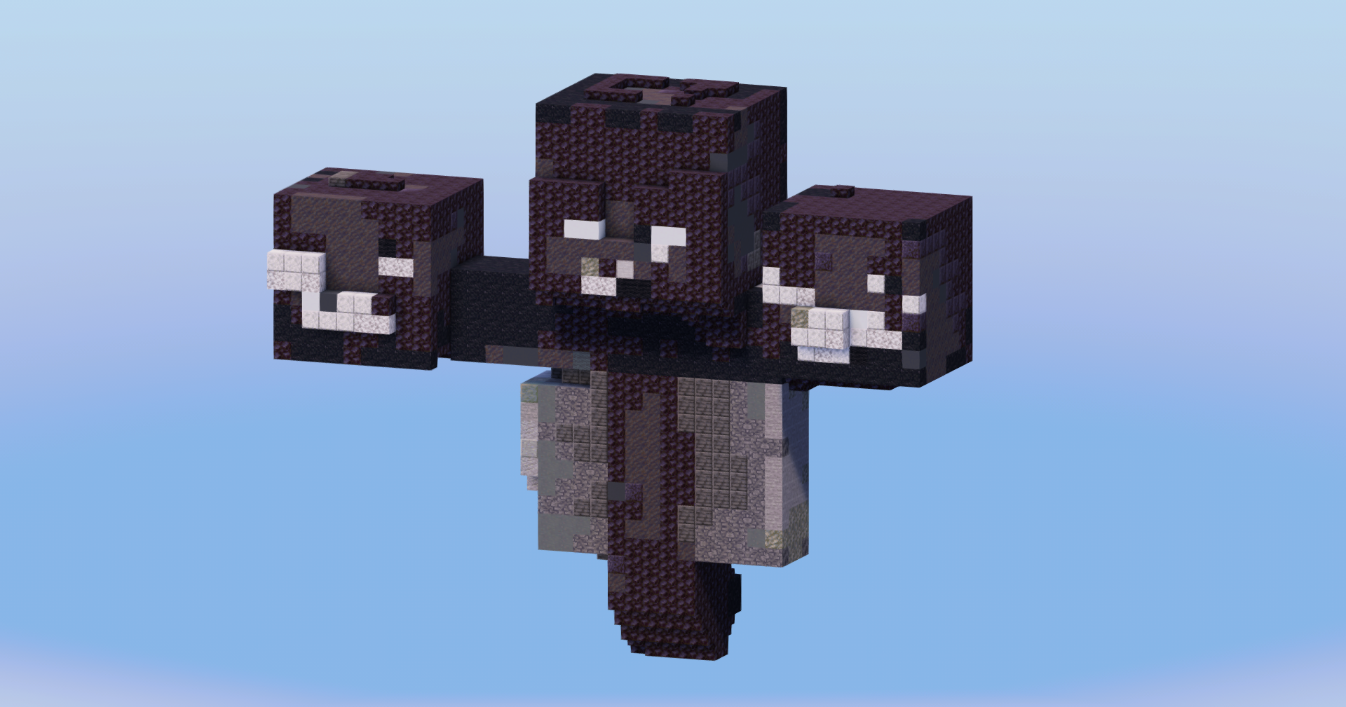 Wither Boss from Minecraft — Minecraft Build by LeonisBuilds (2)