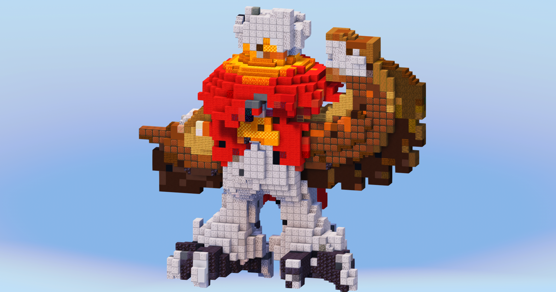 Hisuian Decidueye from Pokemon — Minecraft Build by LeonisBuilds