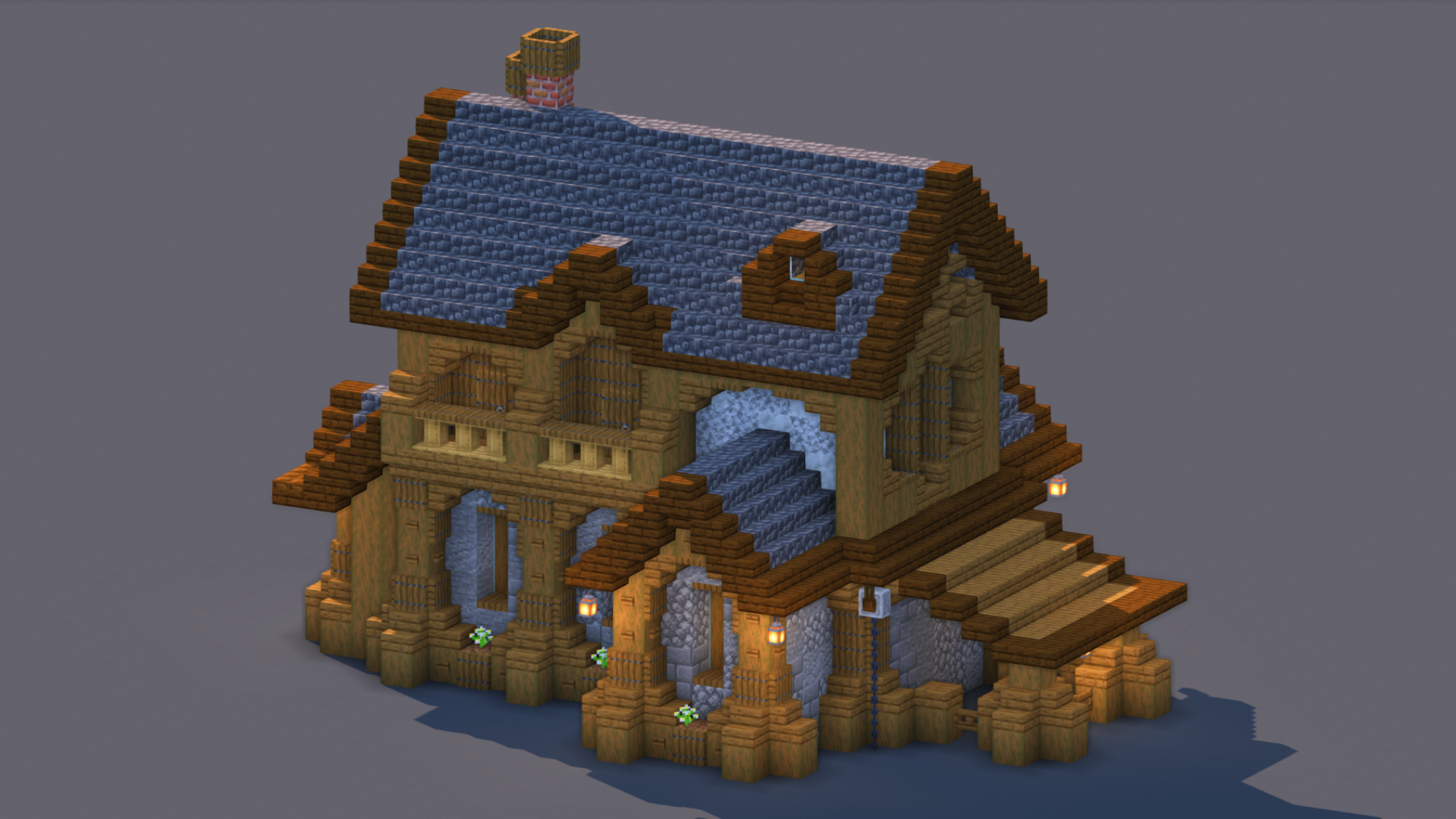 Medieval House – Fully Decorated Interior | Download — Minecraft Build by RaekonBuilds (2)