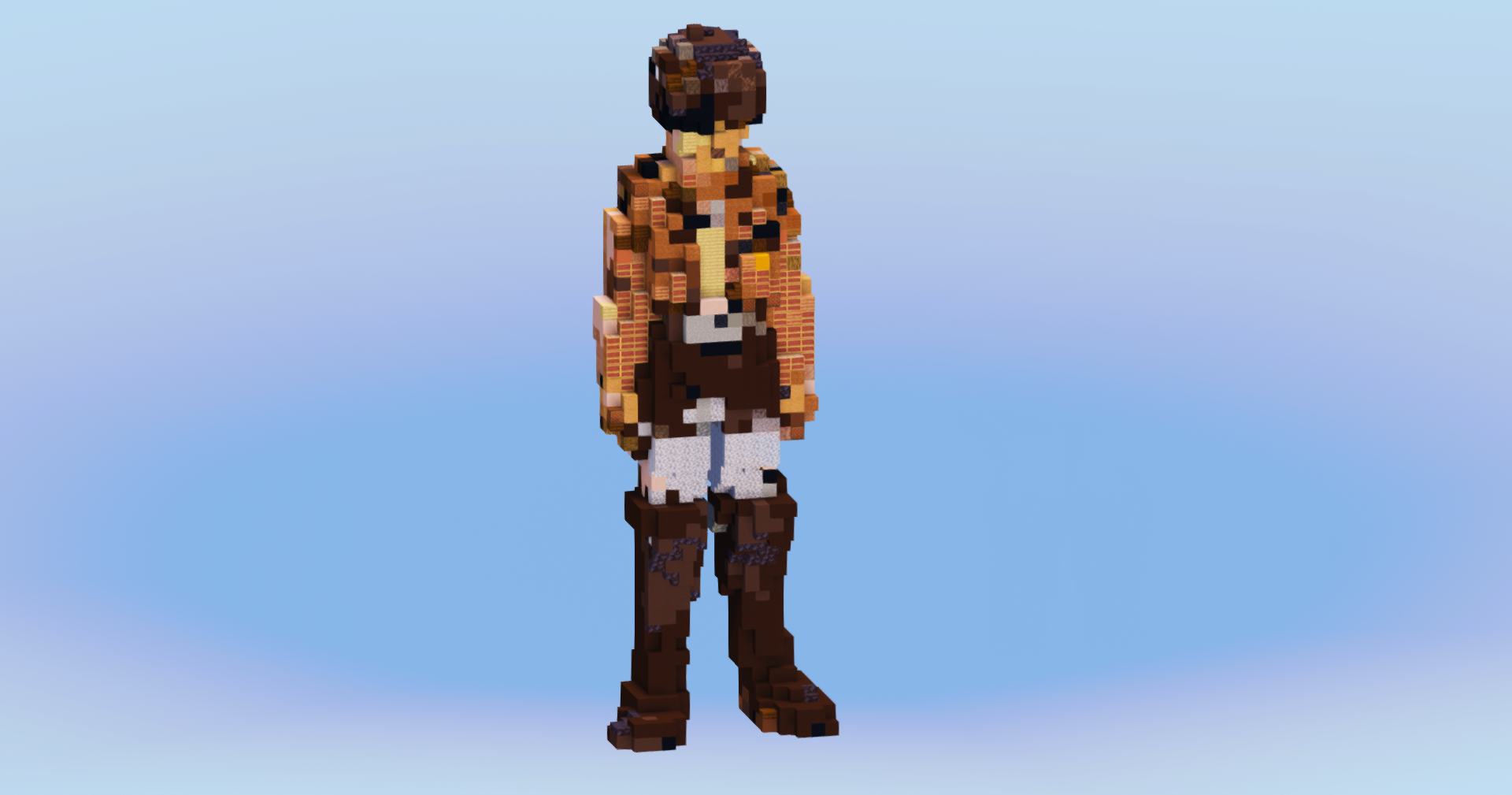 Eren from Attack on Titan — Minecraft Build by LeonisBuilds (2)