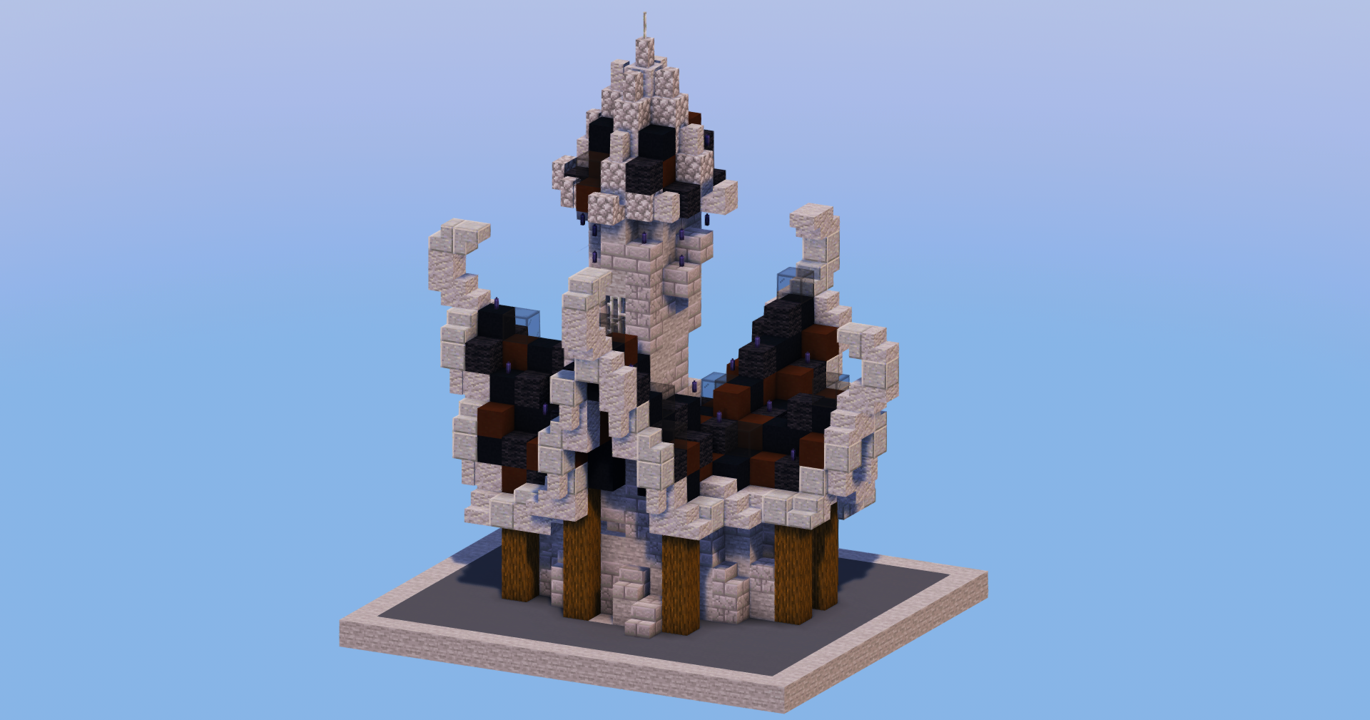 Black Medieval Fantasy House 3 — Minecraft Build by LeonisBuilds (2)