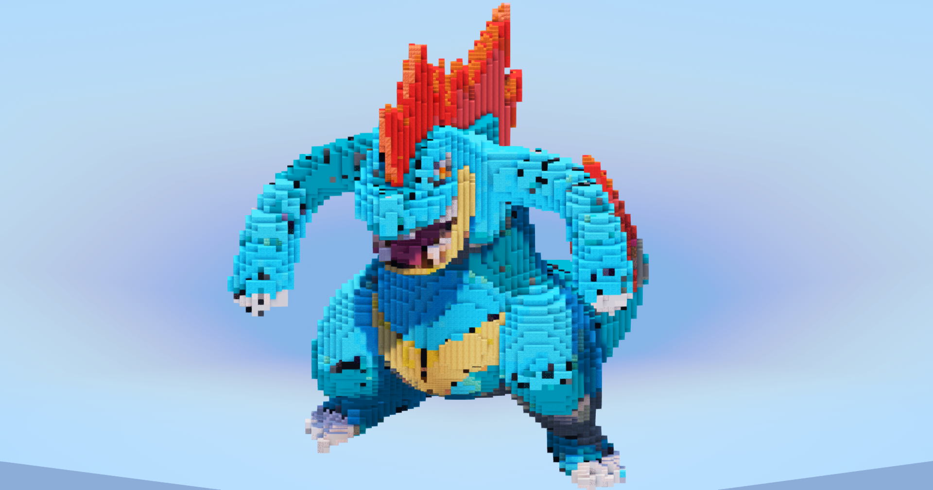 Feraligatr — Minecraft Build by LeonisBuilds