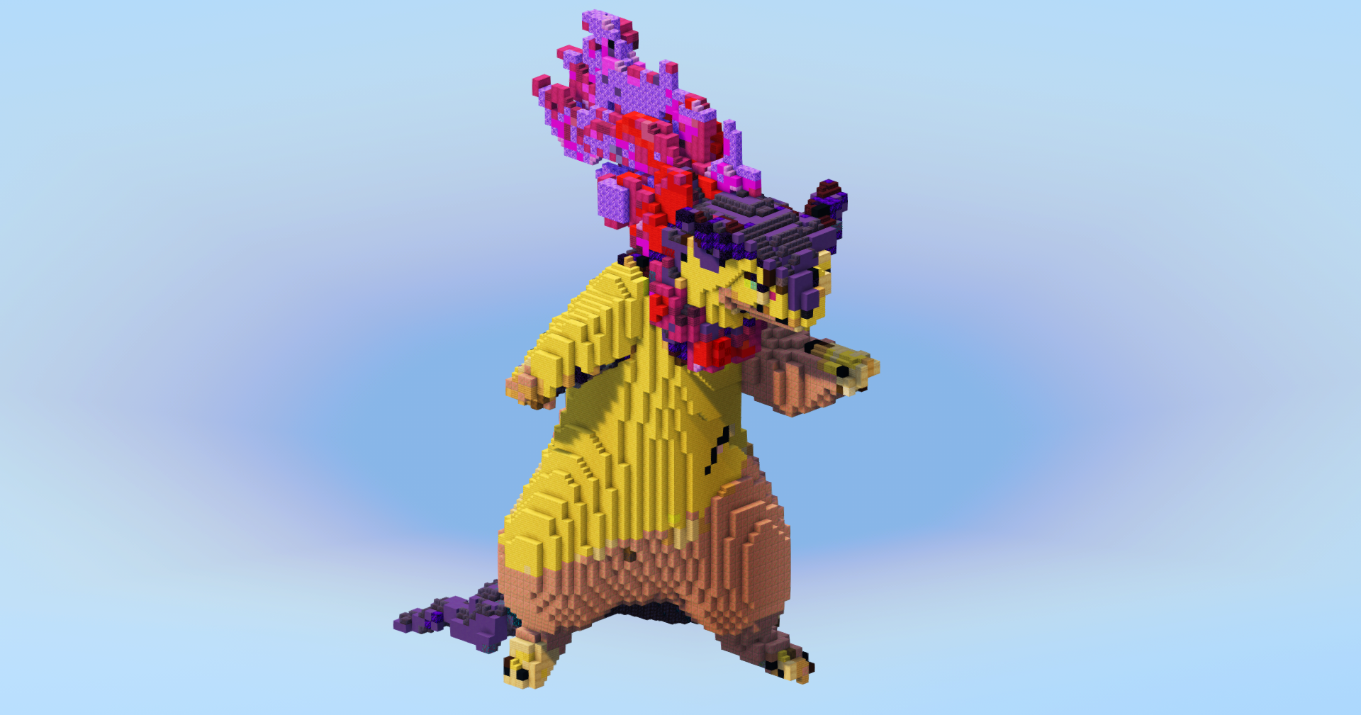 Hisuian Typhlosion — Minecraft Build by LeonisBuilds (2)