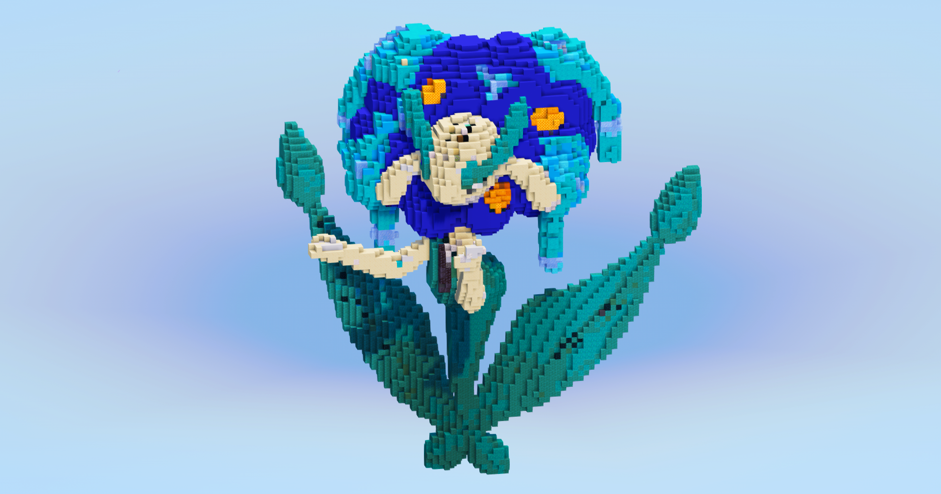 Florges Blue Flower