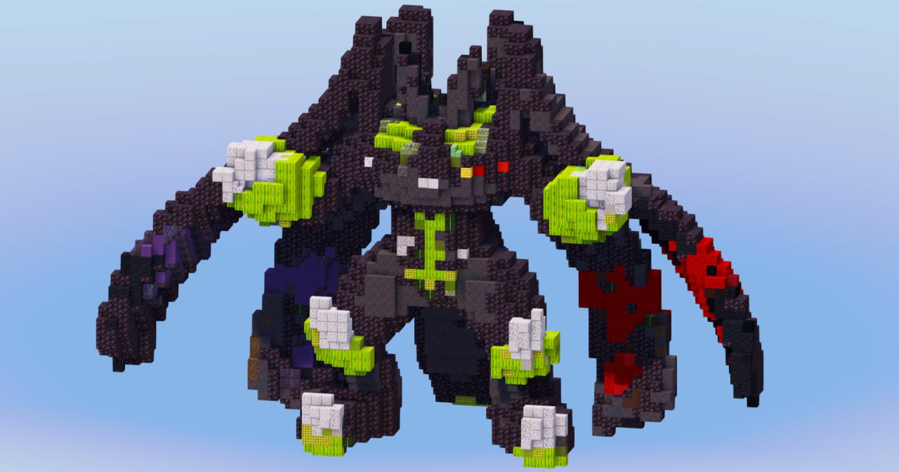 Zygarde Complete Form from Pokemon — Minecraft Build by LeonisBuilds (2)