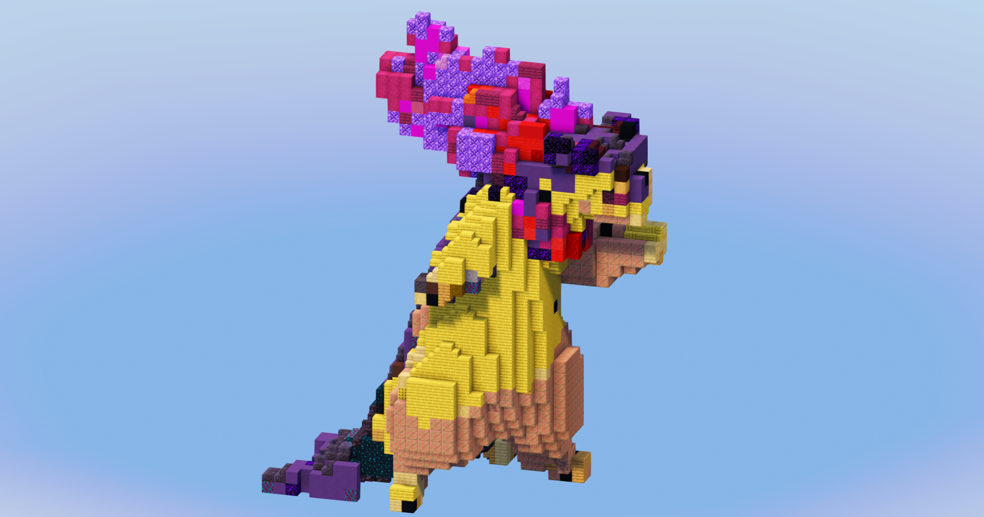Hisuian Typhlosion from Pokemon — Minecraft Build by LeonisBuilds (2)
