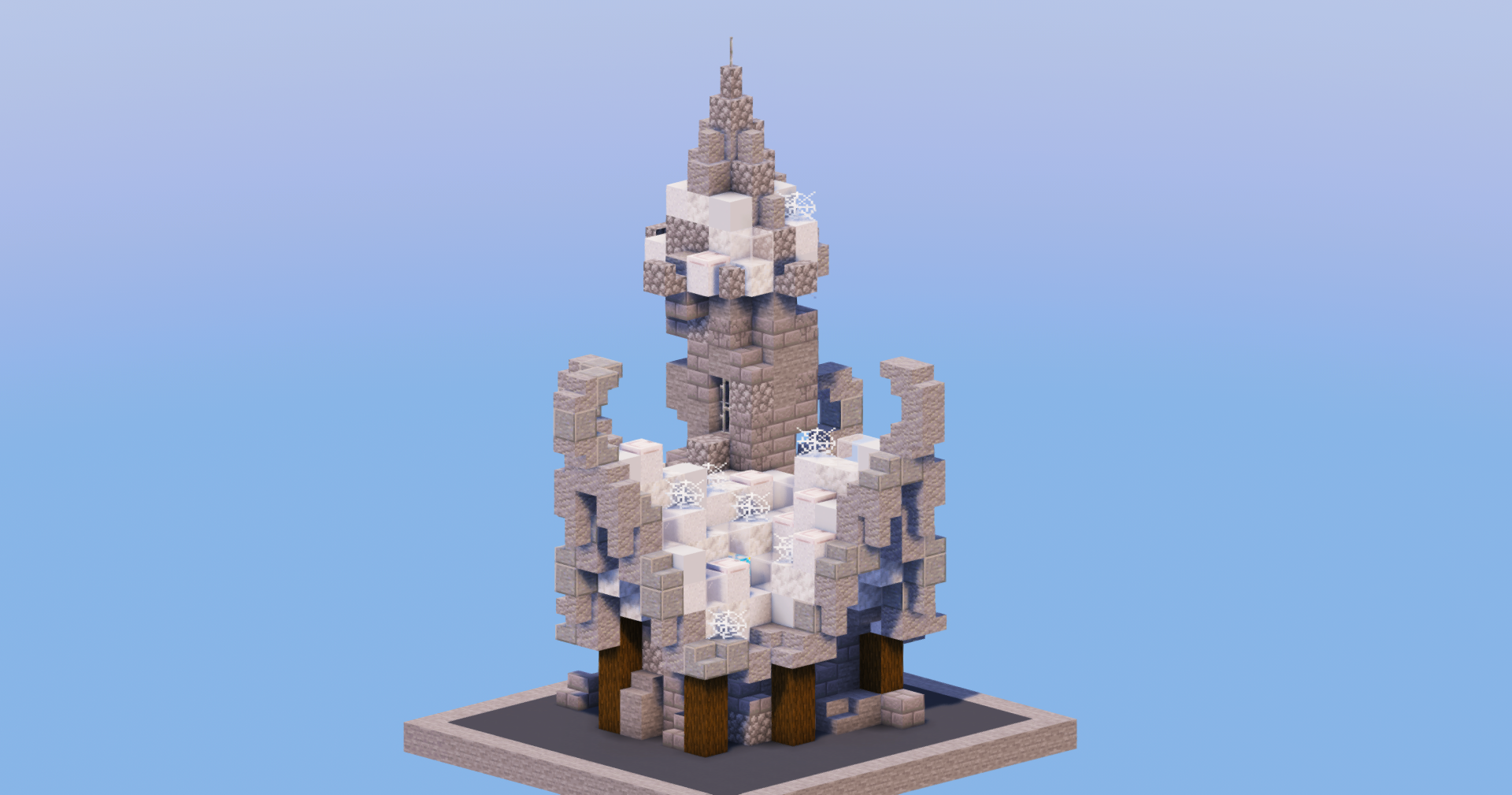 Sky Medieval Fantasy House 3 — Minecraft Build by LeonisBuilds (2)