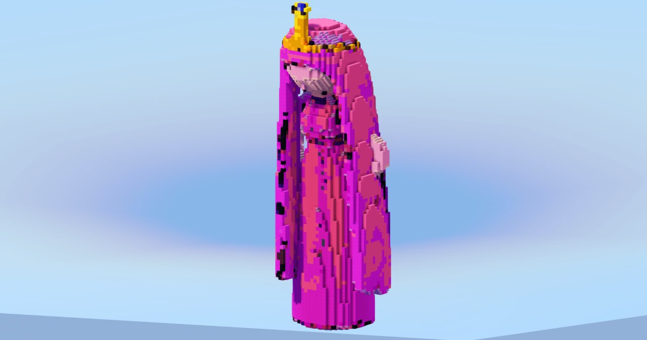 Princess Bubblegum — Minecraft Build by LeonisBuilds (2)
