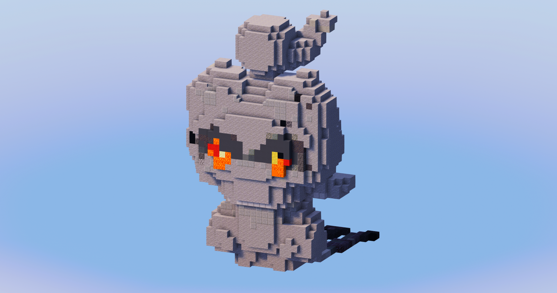 Marshadow from Pokemon — Minecraft Build by LeonisBuilds (2)