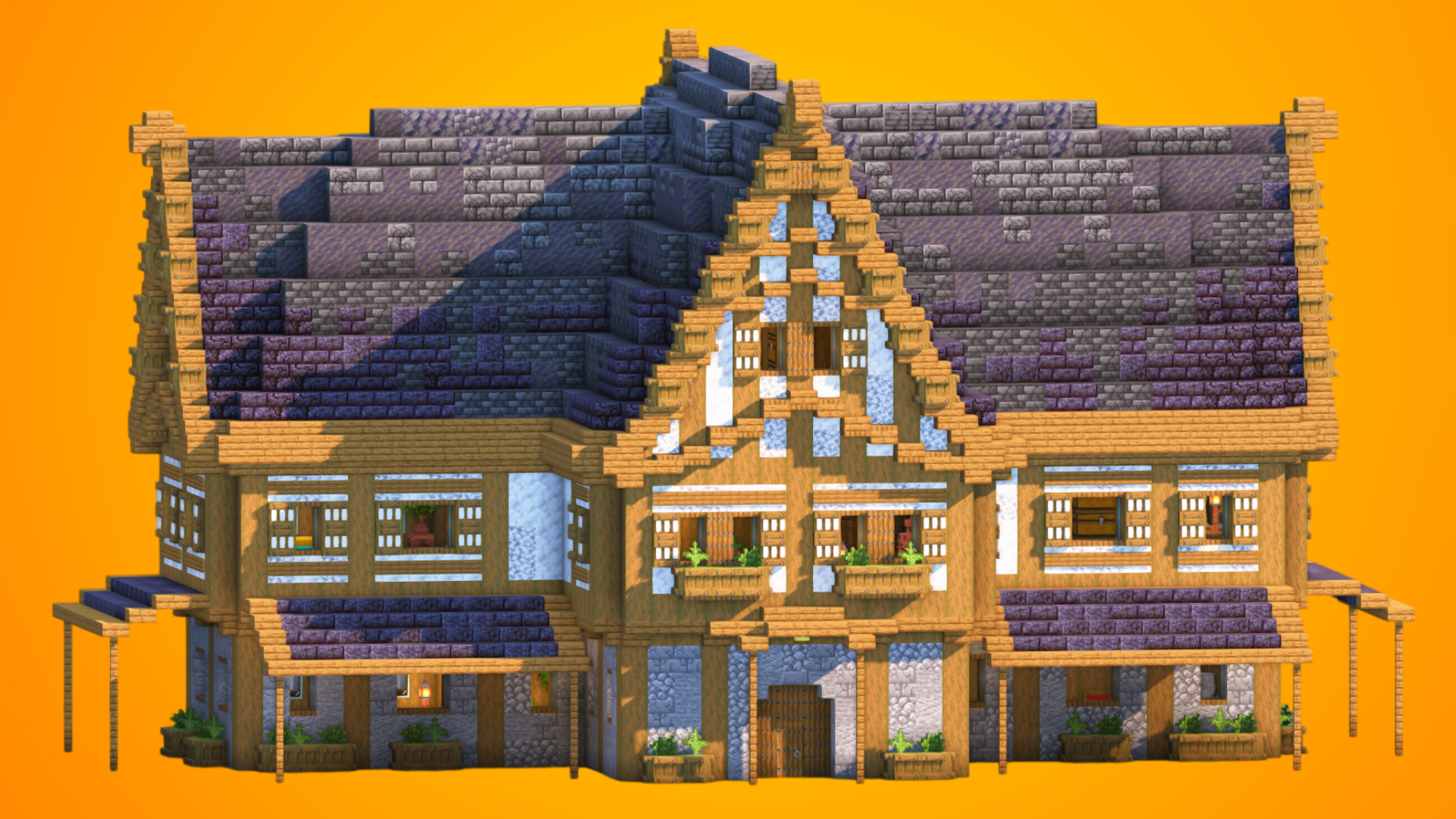 Grand Medieval Mansion | Fully Furnished Interior (Litematica & WorldEdit) — Minecraft Build by RaekonBuilds