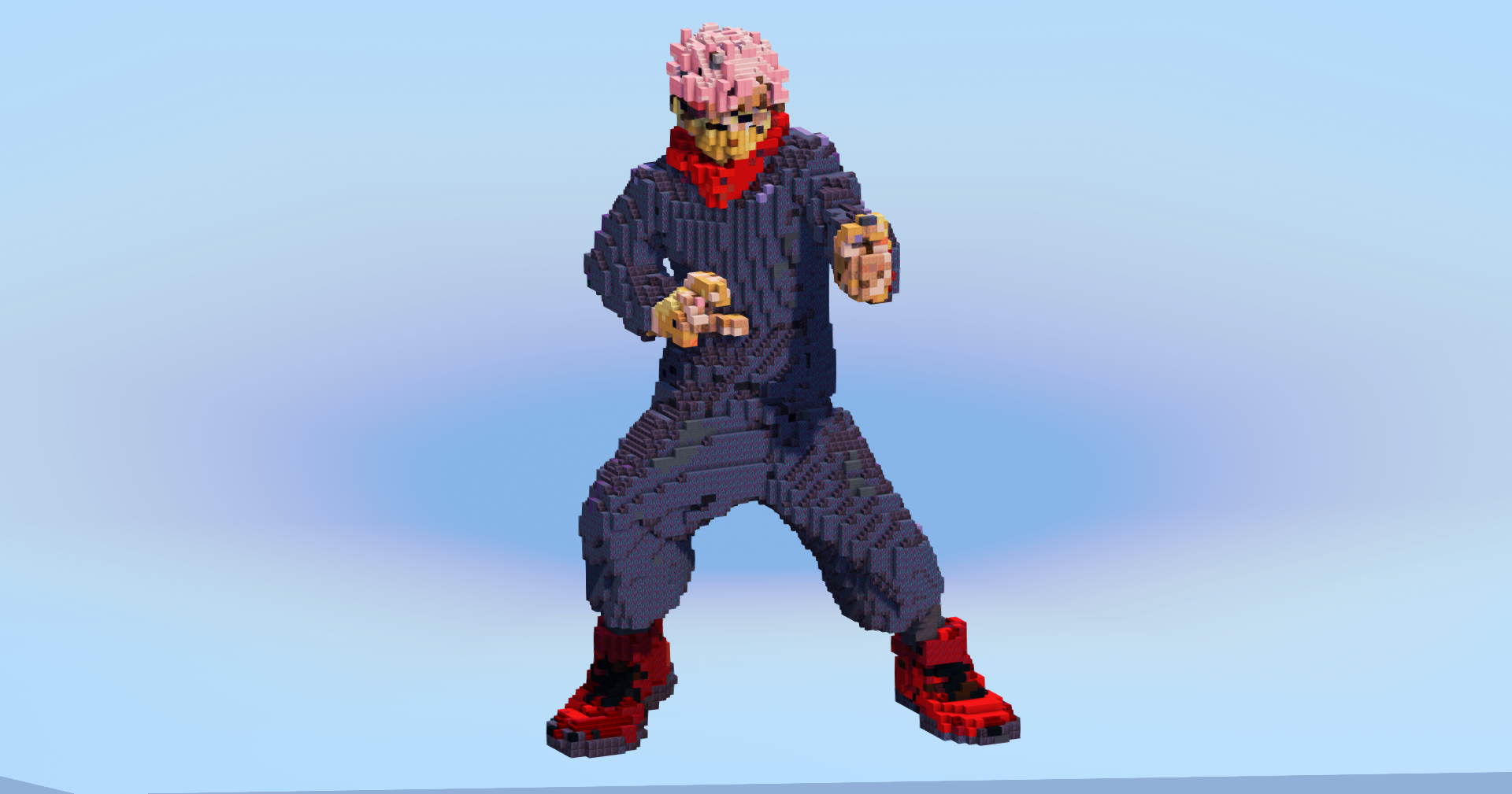 Yuji Itadori — Minecraft Build by LeonisBuilds (2)