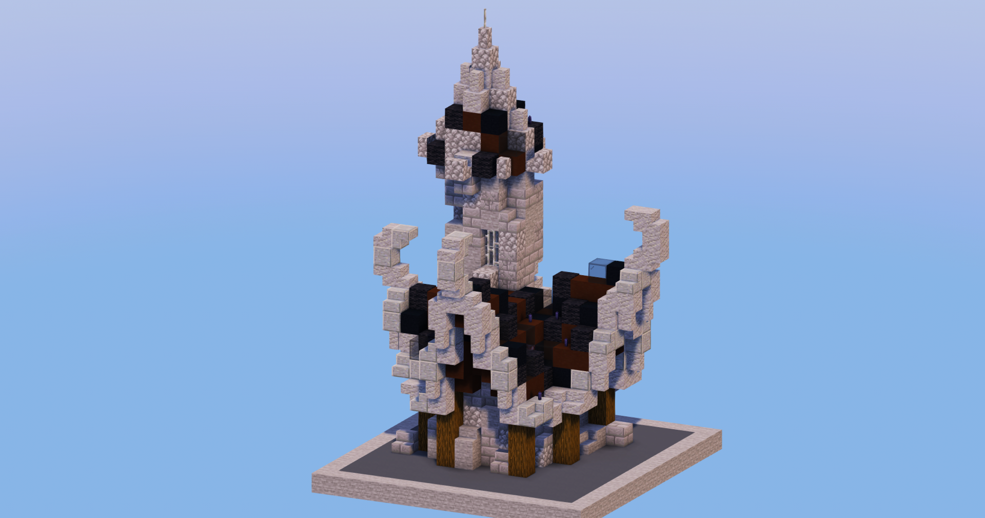 Black Medieval Fantasy House 4 — Minecraft Build by LeonisBuilds