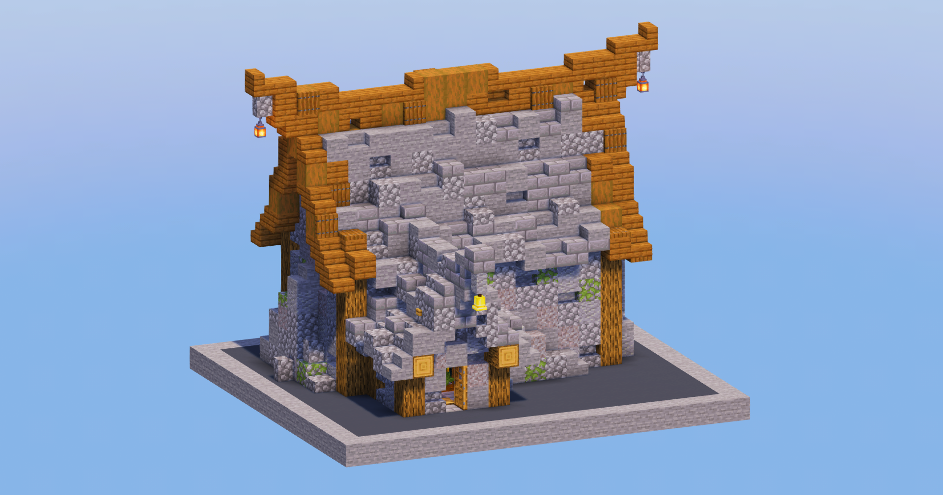 Stone Medieval House 3 — Minecraft Build by LeonisBuilds