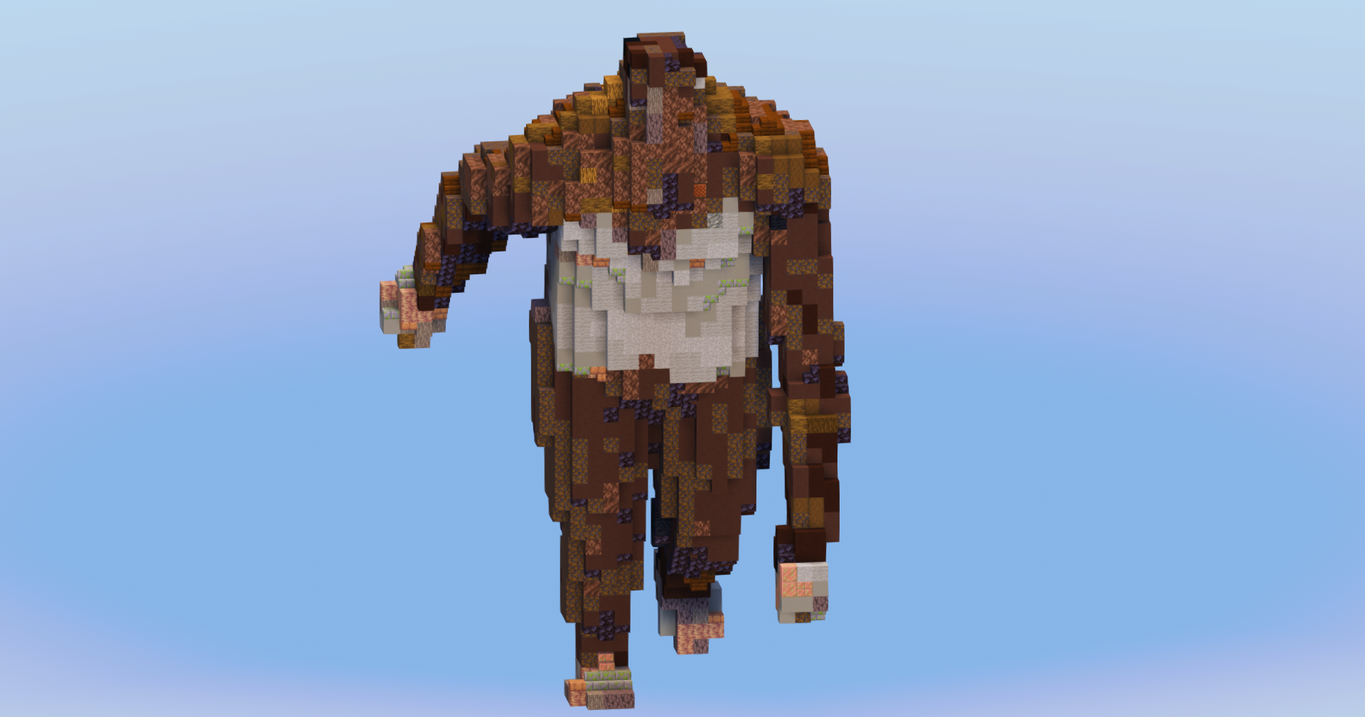 Beast Titan from Attack on Titan — Minecraft Build by LeonisBuilds