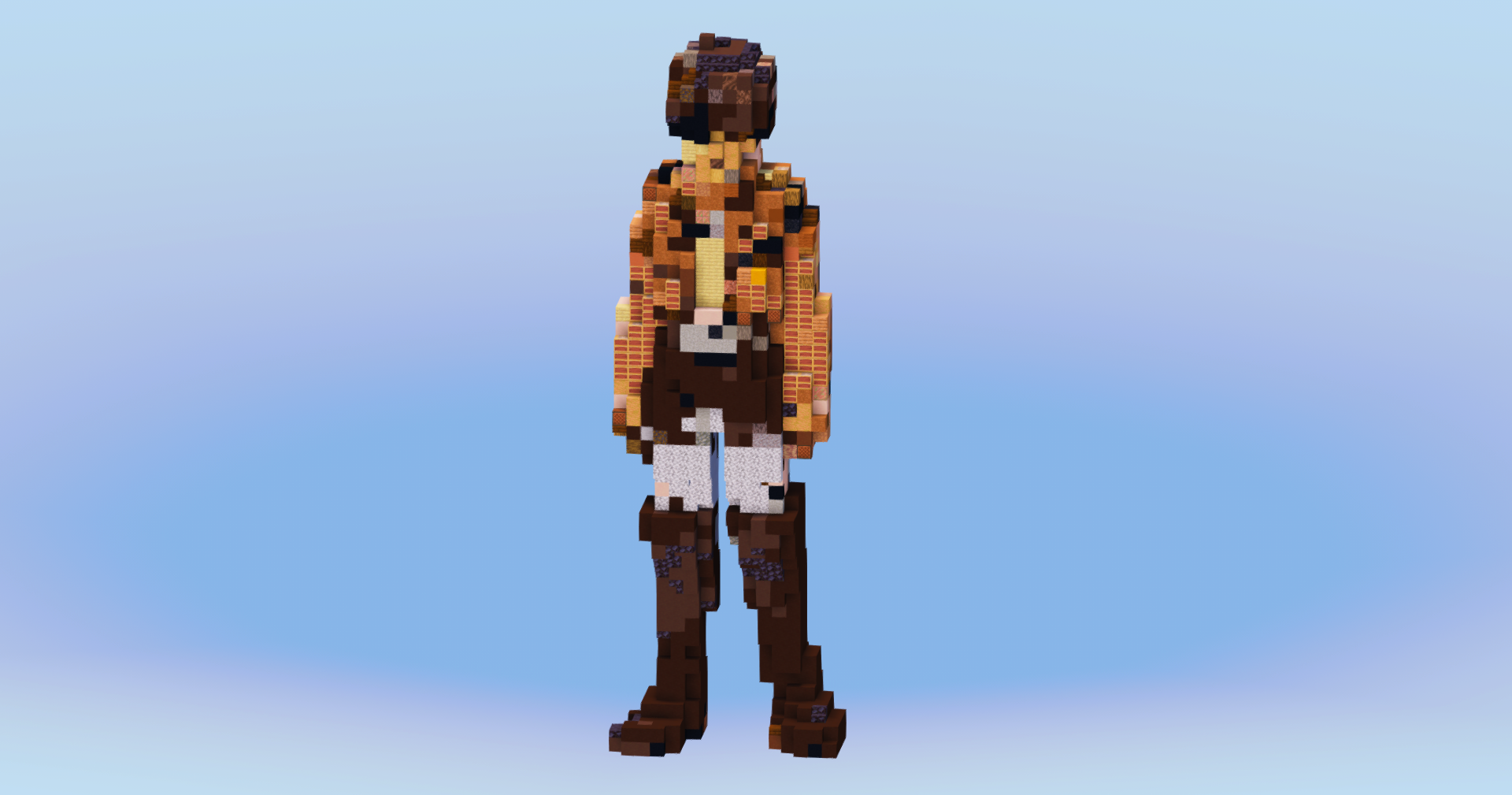 Eren from Attack on Titan — Minecraft Build by LeonisBuilds
