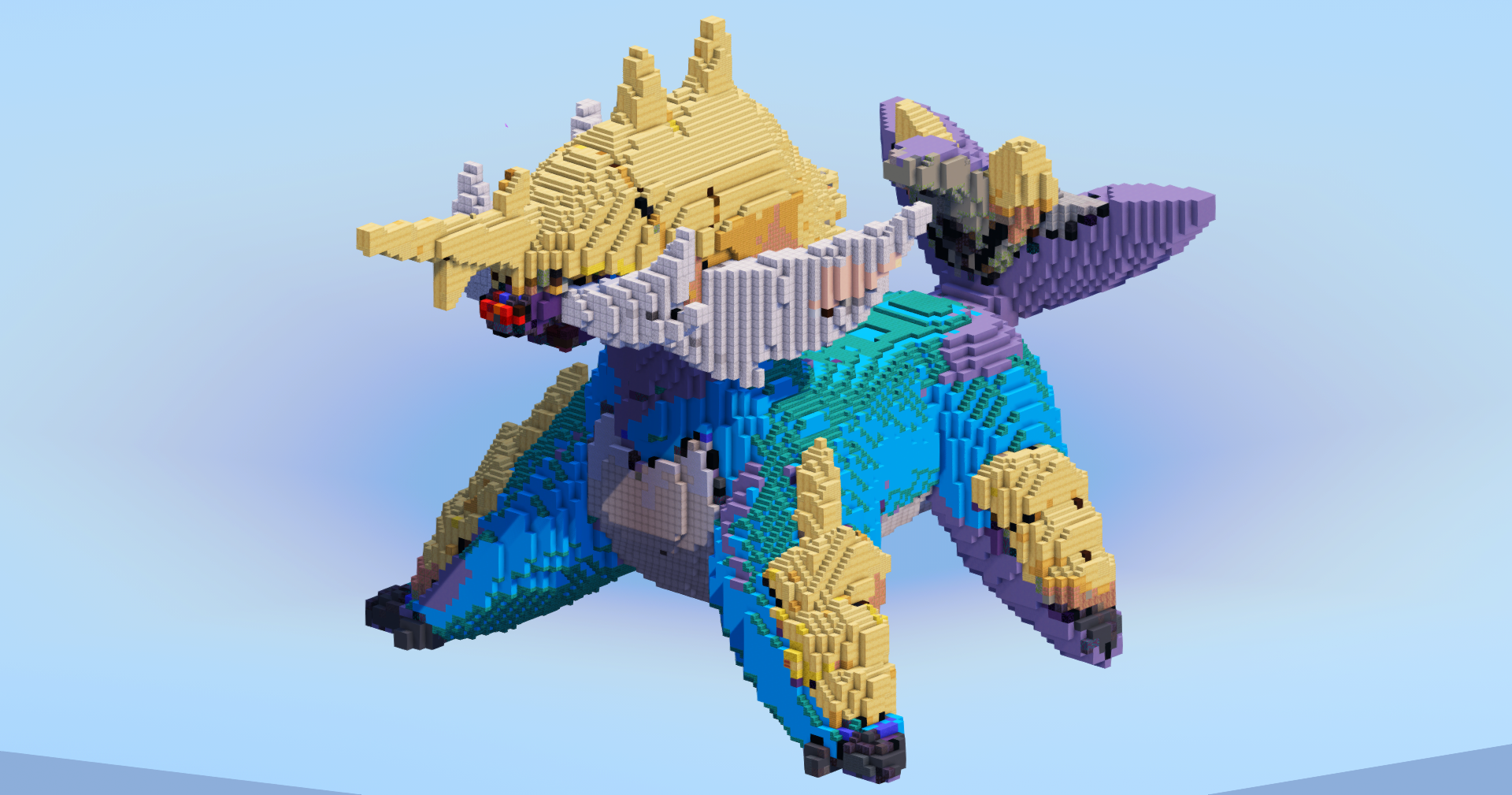Samurott — Minecraft Build by LeonisBuilds