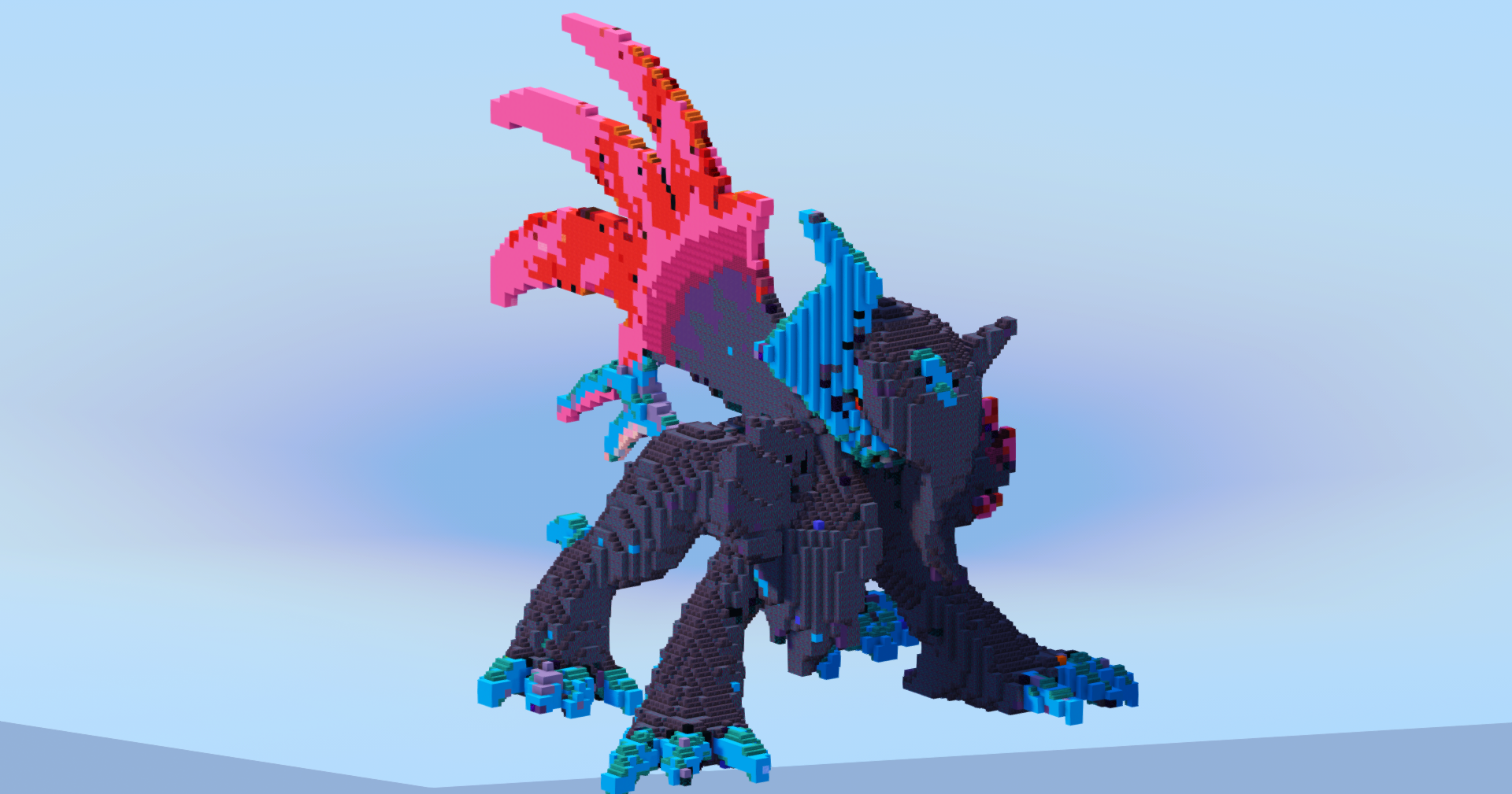 Mega Absol Z — Minecraft Build by LeonisBuilds