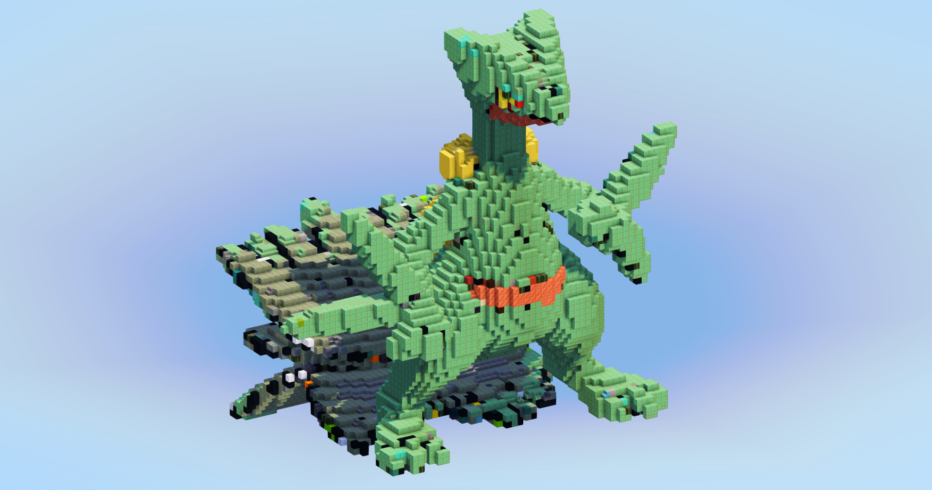 Sceptile — Minecraft Build by LeonisBuilds (2)