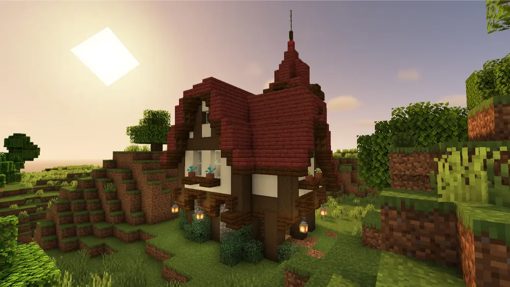 Survival Cottage (Free-Java/Bedrock) — Minecraft Build by Lindolas_MC (2)