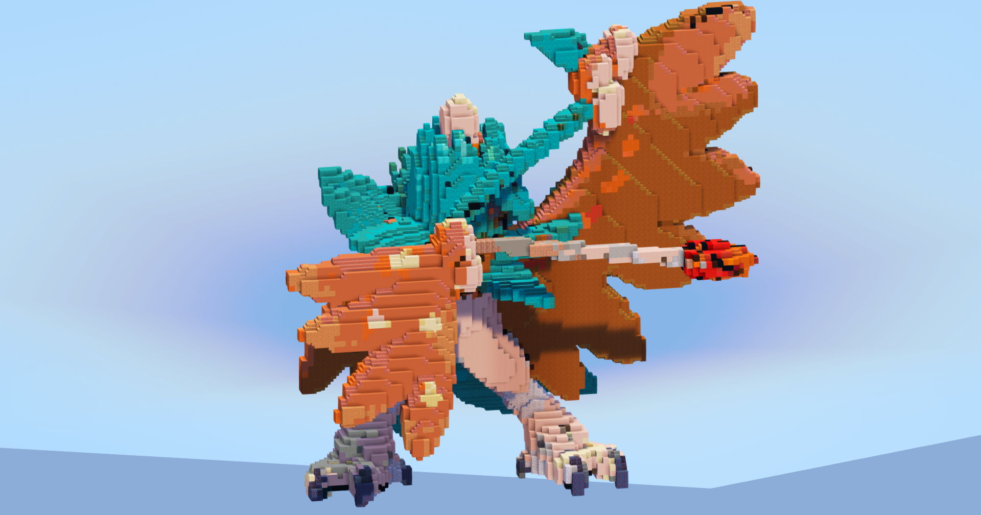 Decidueye — Minecraft Build by LeonisBuilds