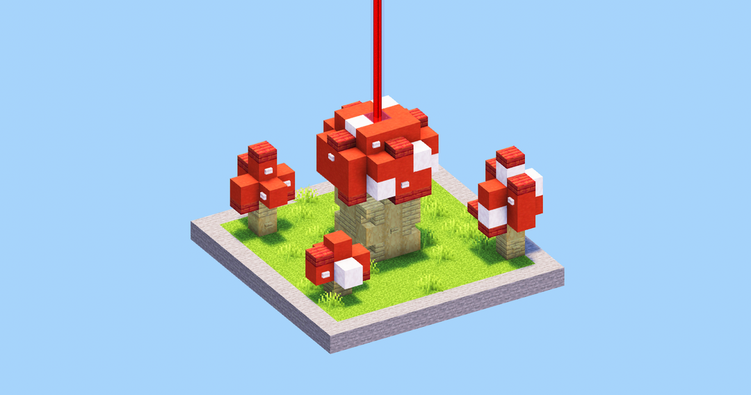 Mushroom Beacon Design — Minecraft Build by LeonisBuilds