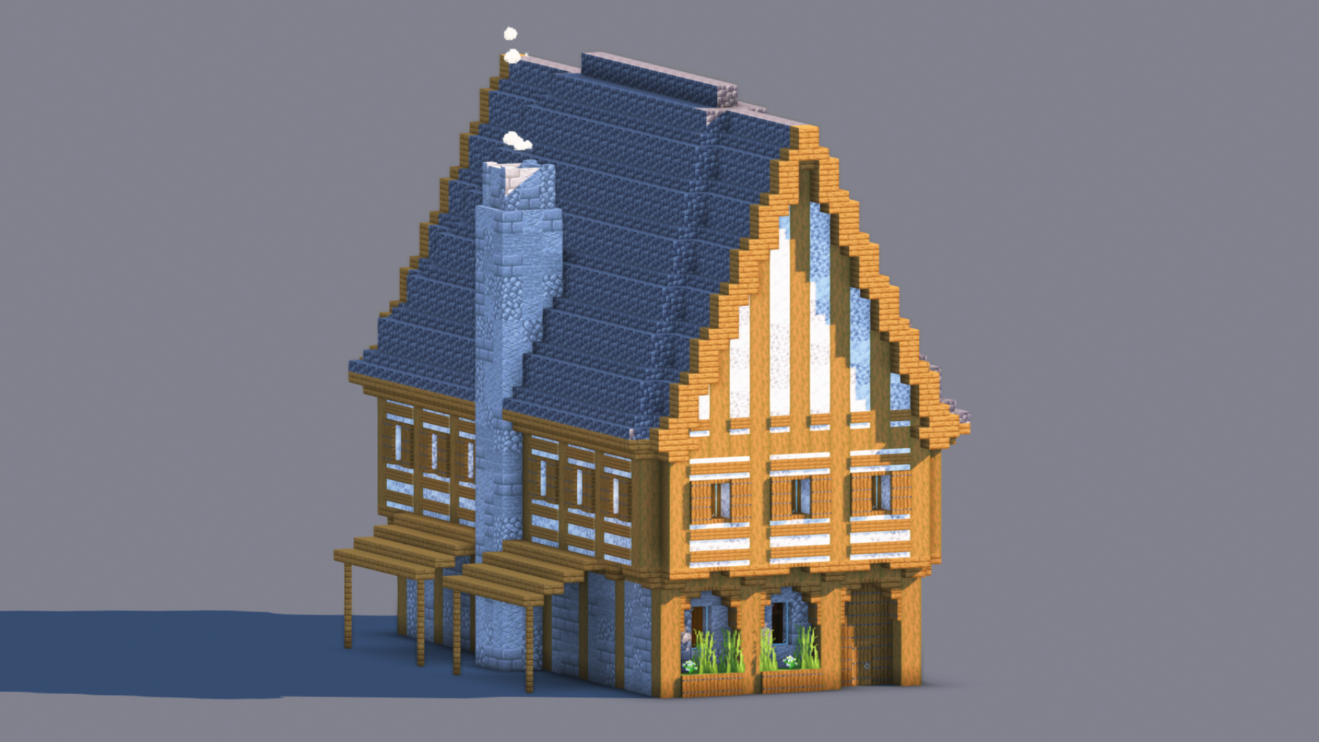 Medieval House – Fully Decorated Interior | Download — Minecraft Build by RaekonBuilds