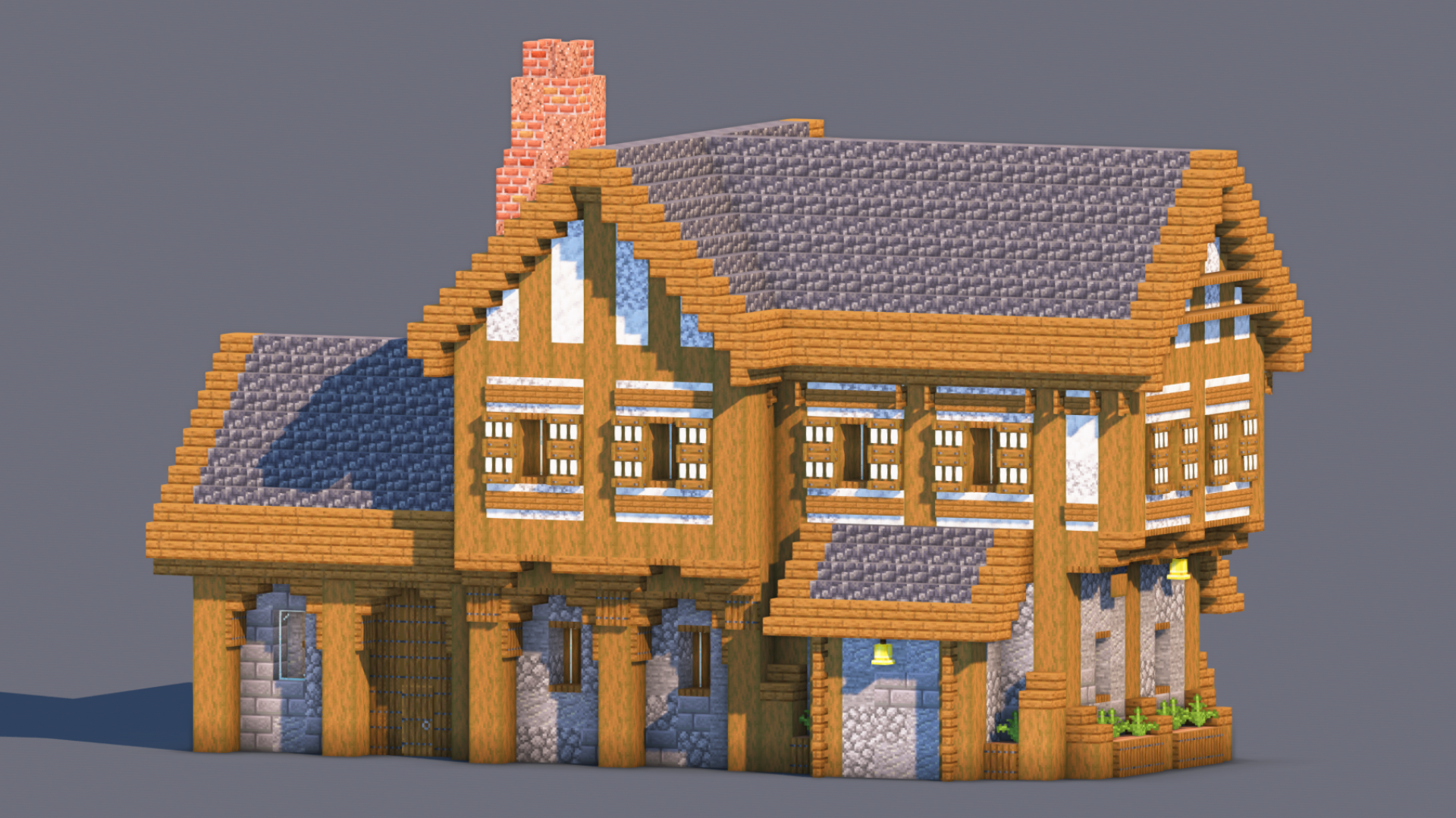 Medieval House – Fully Decorated Interior | Download — Minecraft Build by RaekonBuilds