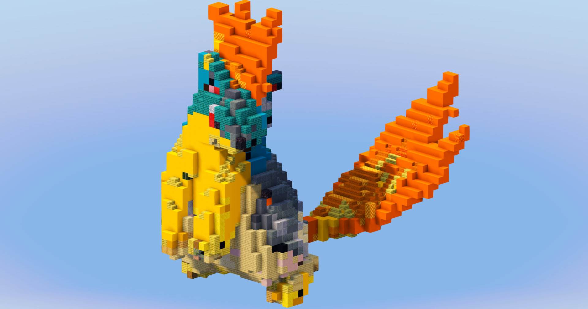 Quilava from Pokemon — Minecraft Build by LeonisBuilds (2)