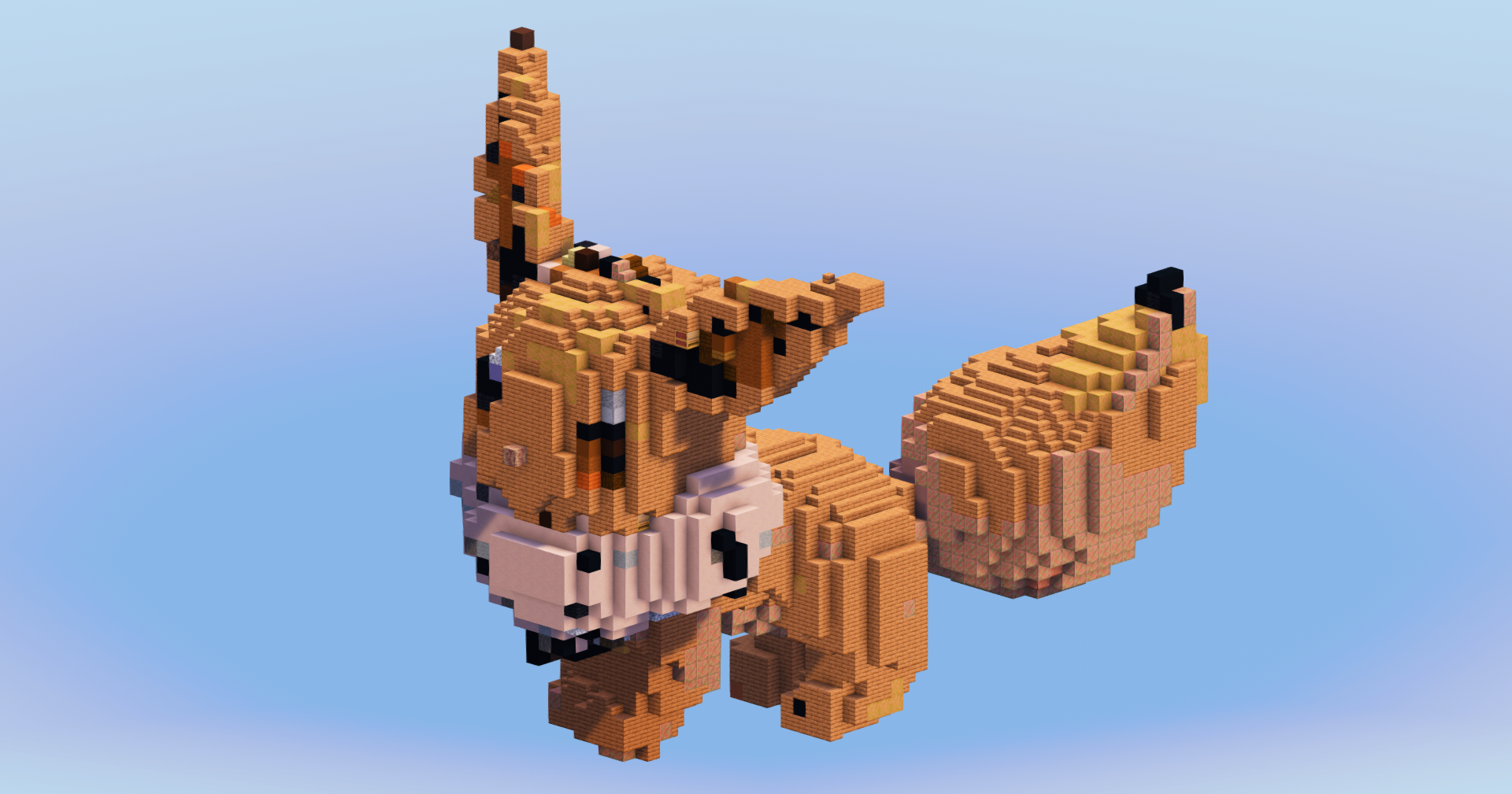Eevee from Pokemon — Minecraft Build by LeonisBuilds (2)