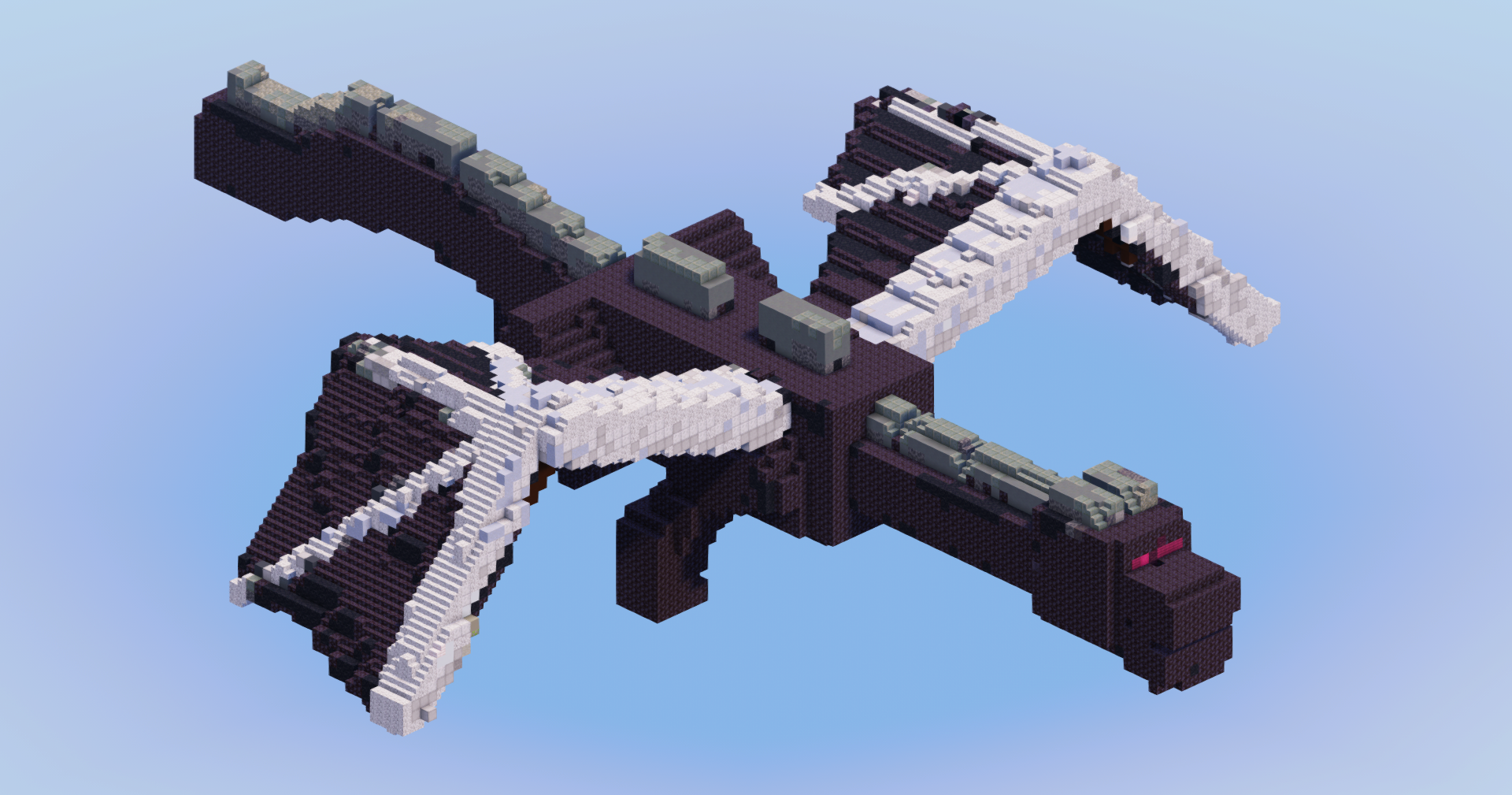 Ender Dragon from Minecraft — Minecraft Build by LeonisBuilds (3)