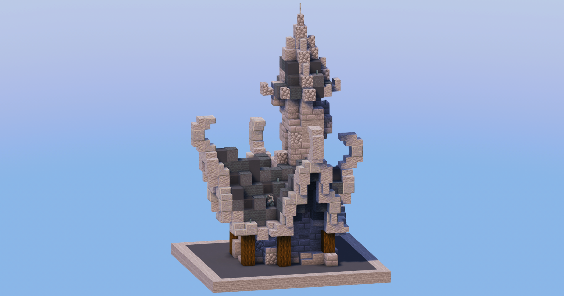 Dark Medieval Fantasy House 2 — Minecraft Build by LeonisBuilds