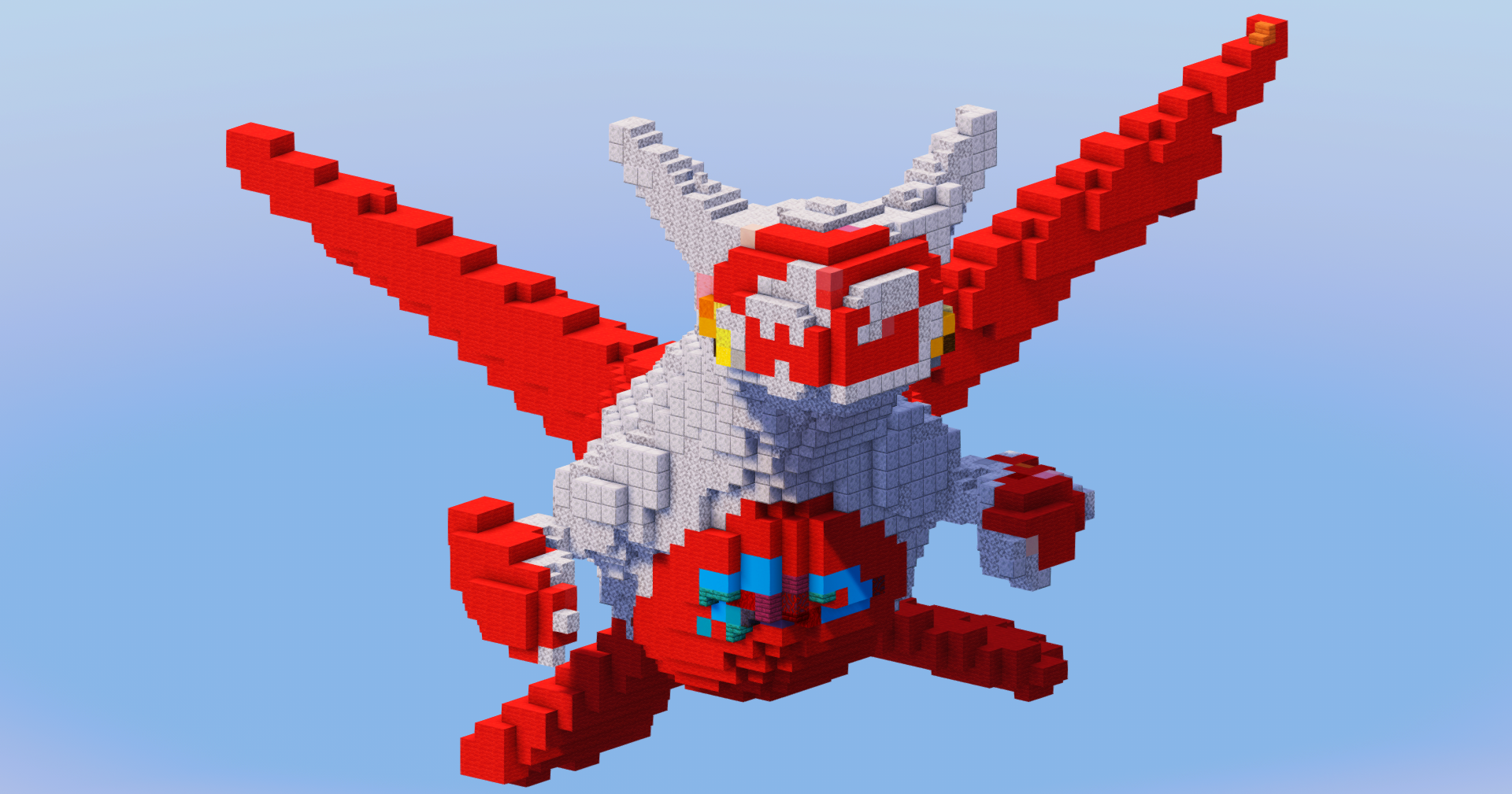 Latias from Pokemon — Minecraft Build by LeonisBuilds (2)