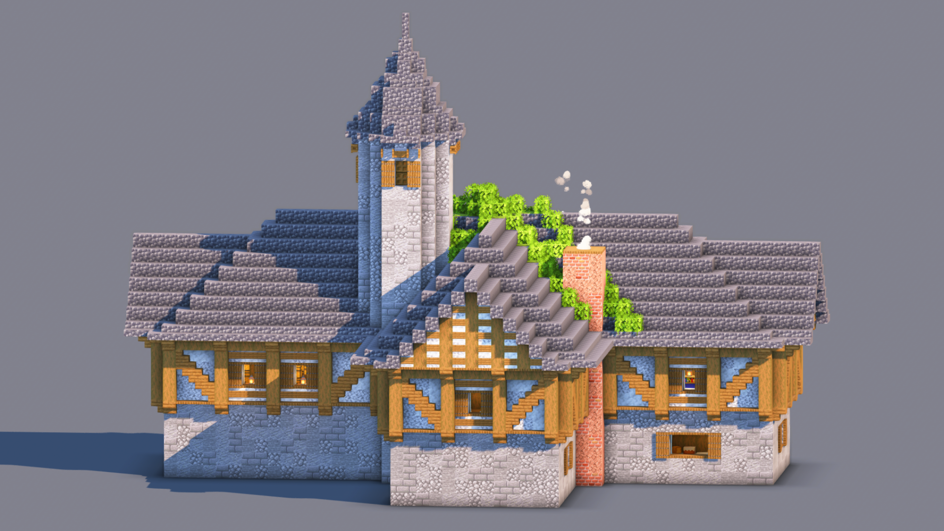 Medieval House – Fully Decorated Interior | Download — Minecraft Build by RaekonBuilds