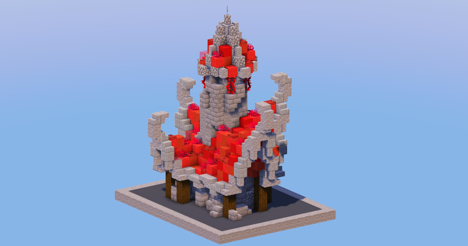 Evil Medieval Fantasy House 4 — Minecraft Build by LeonisBuilds