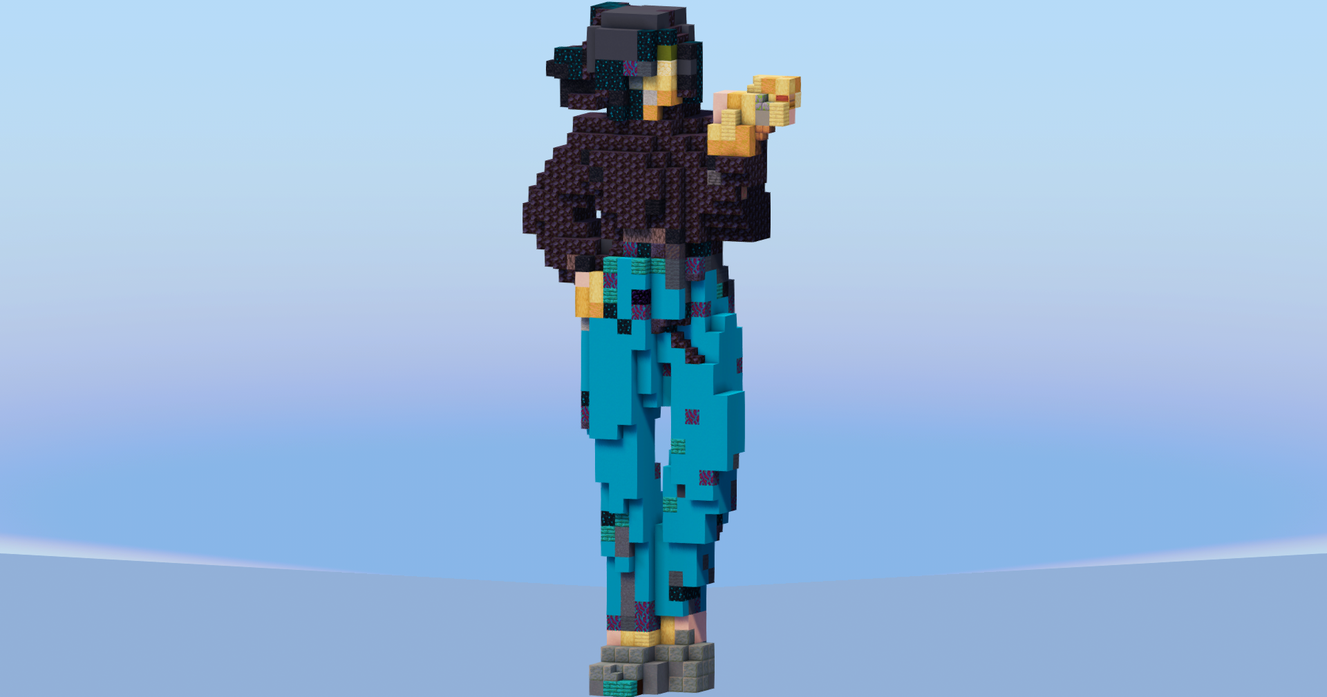 Maki Zenin from Jujutsu Kaizen — Minecraft Build by LeonisBuilds
