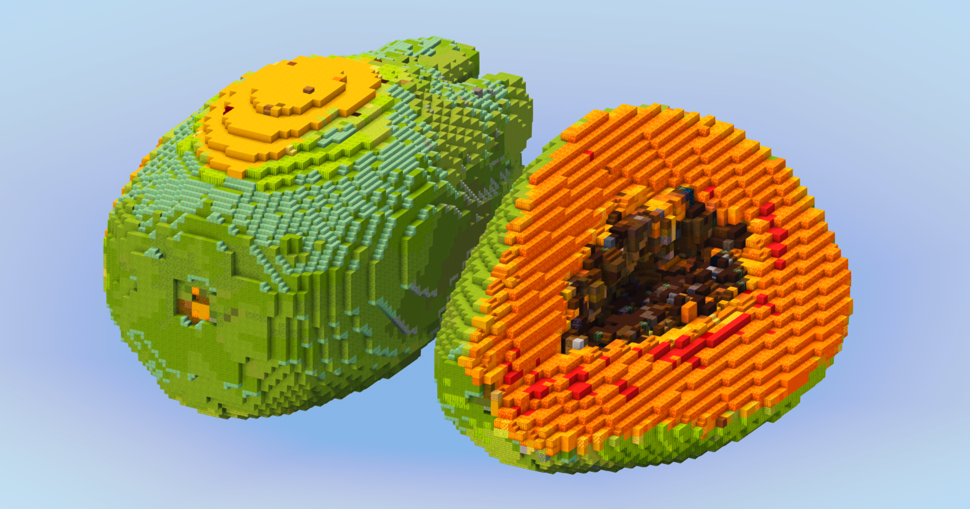 Papaya Fruit — Minecraft Build by LeonisBuilds (2)