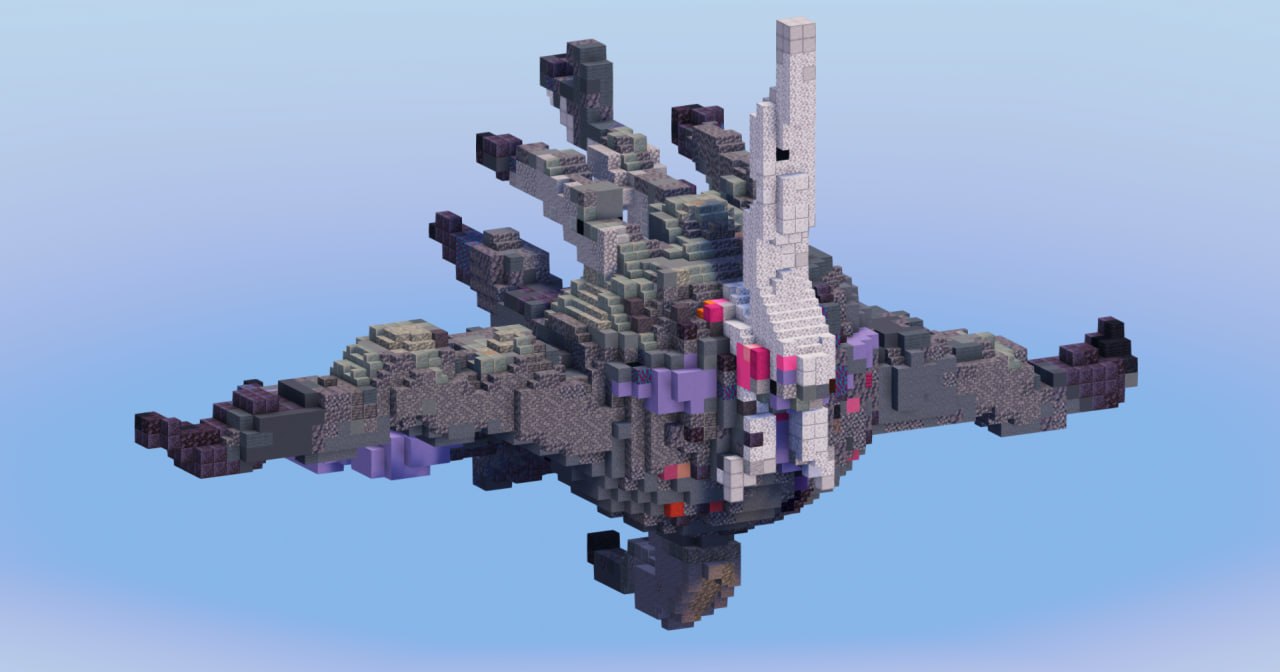 Mega Darkrai from Pokemon — Minecraft Build by LeonisBuilds (2)