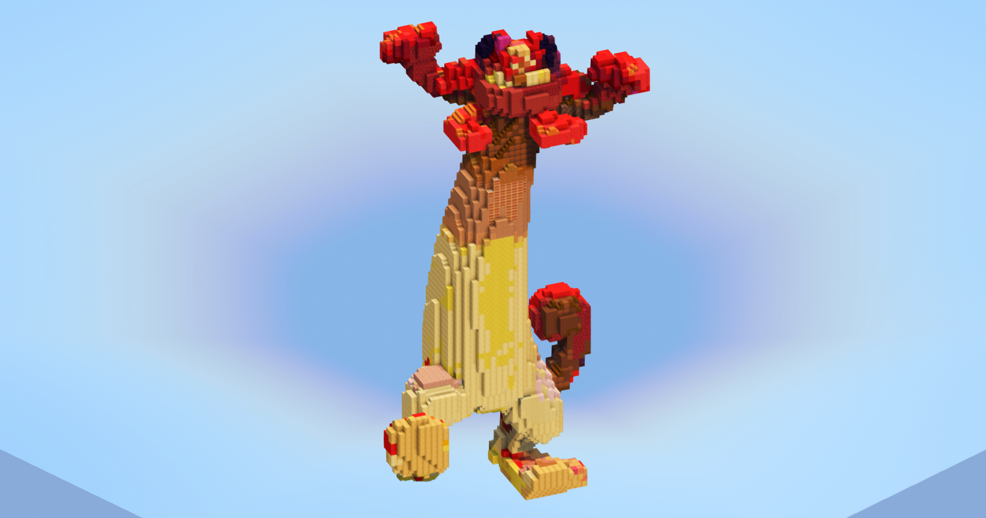 Meowth Gigantamax — Minecraft Build by LeonisBuilds (2)