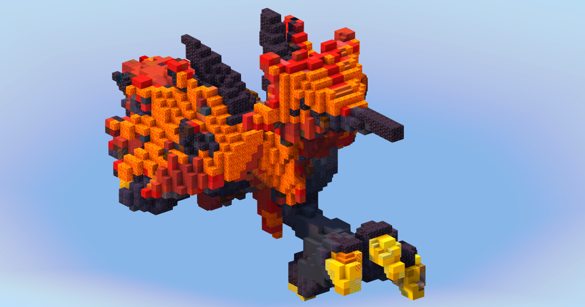 Galarian Zapdos from Pokemon — Minecraft Build by LeonisBuilds