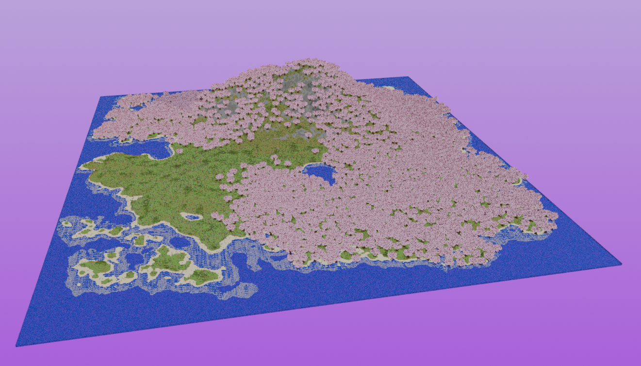 Custom Map - Cherry Forest — Minecraft Build by MellowHat (2)