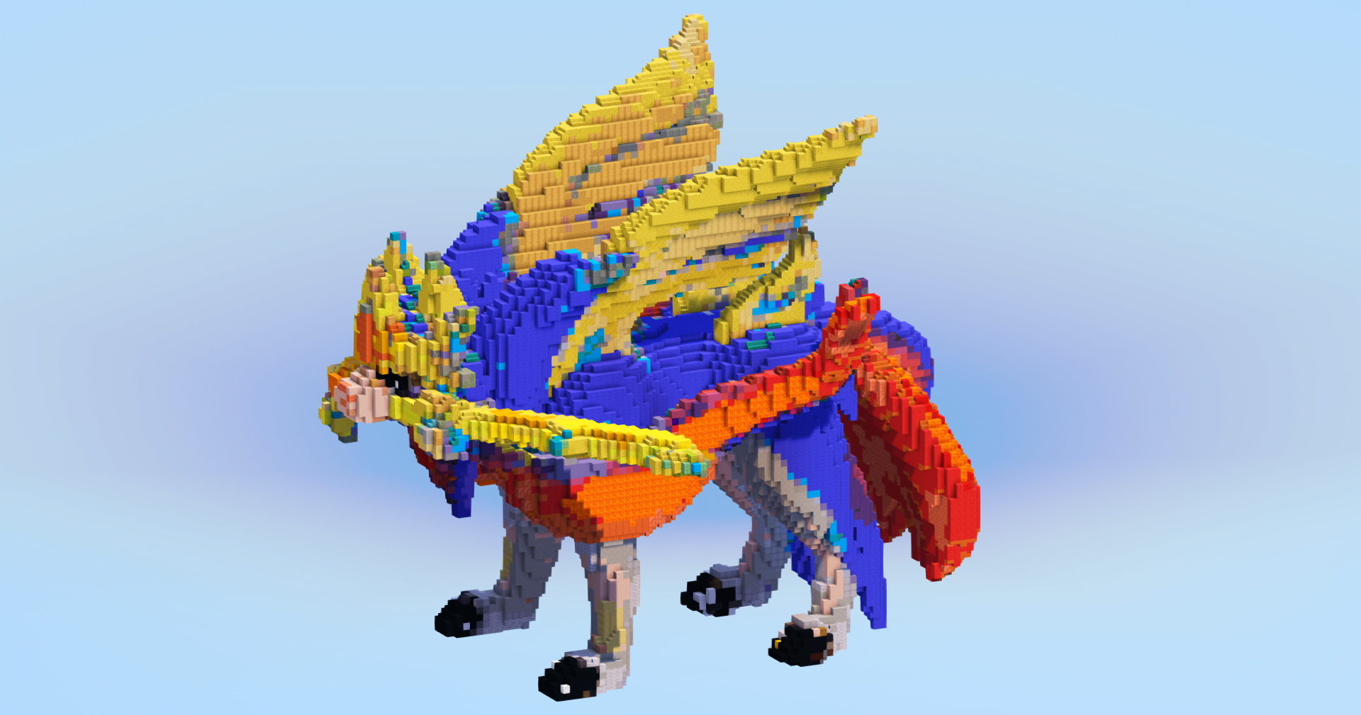 Zacian Crowned — Minecraft Build by LeonisBuilds (2)