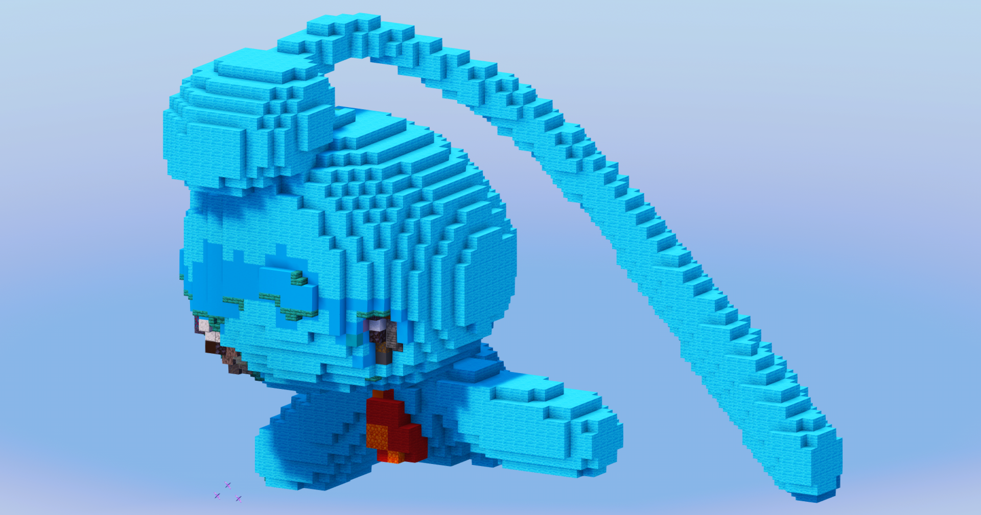 Phione from Pokemon — Minecraft Build by LeonisBuilds (2)