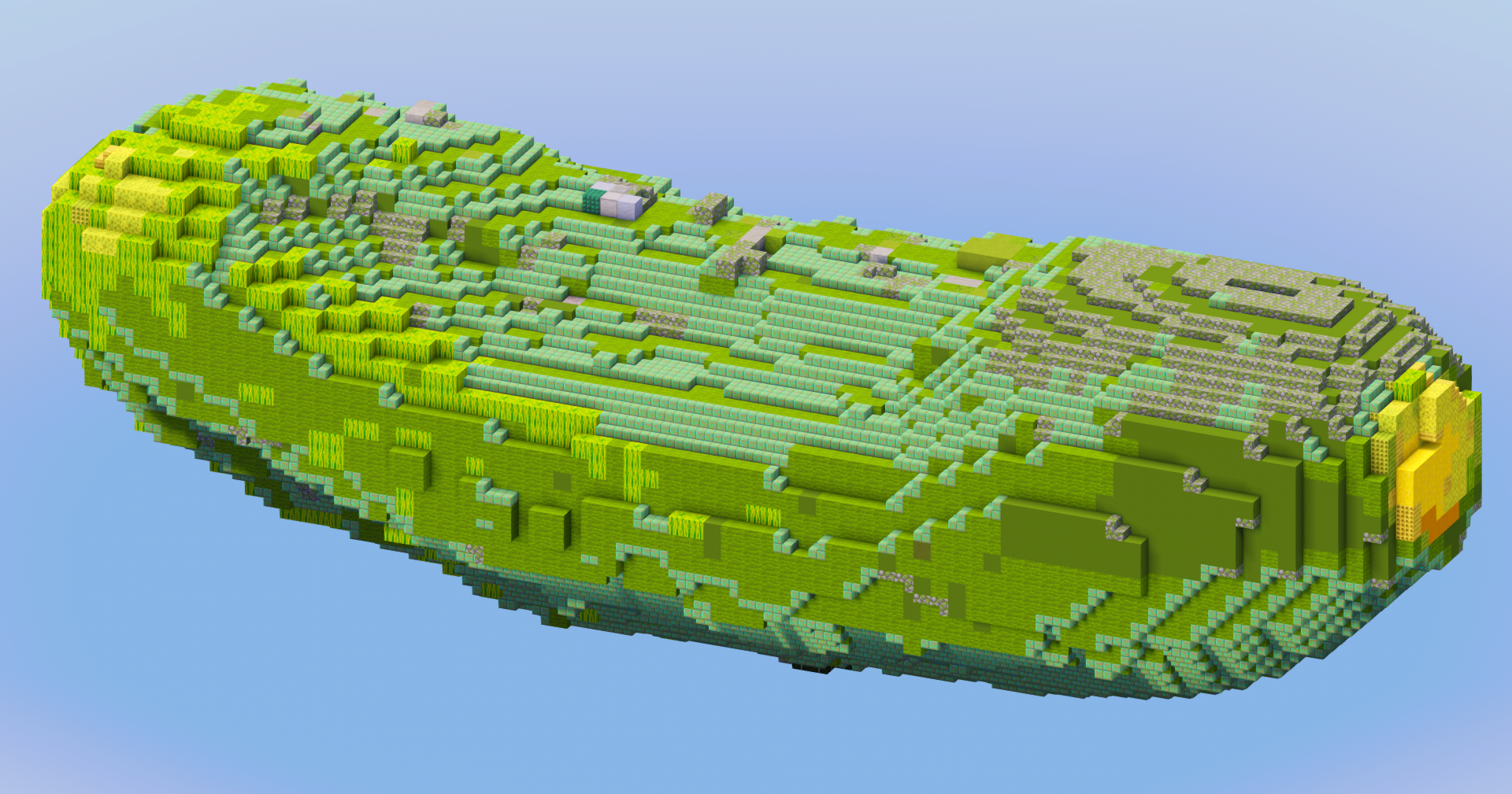 Cucumber Vegetable — Minecraft Build by LeonisBuilds (2)