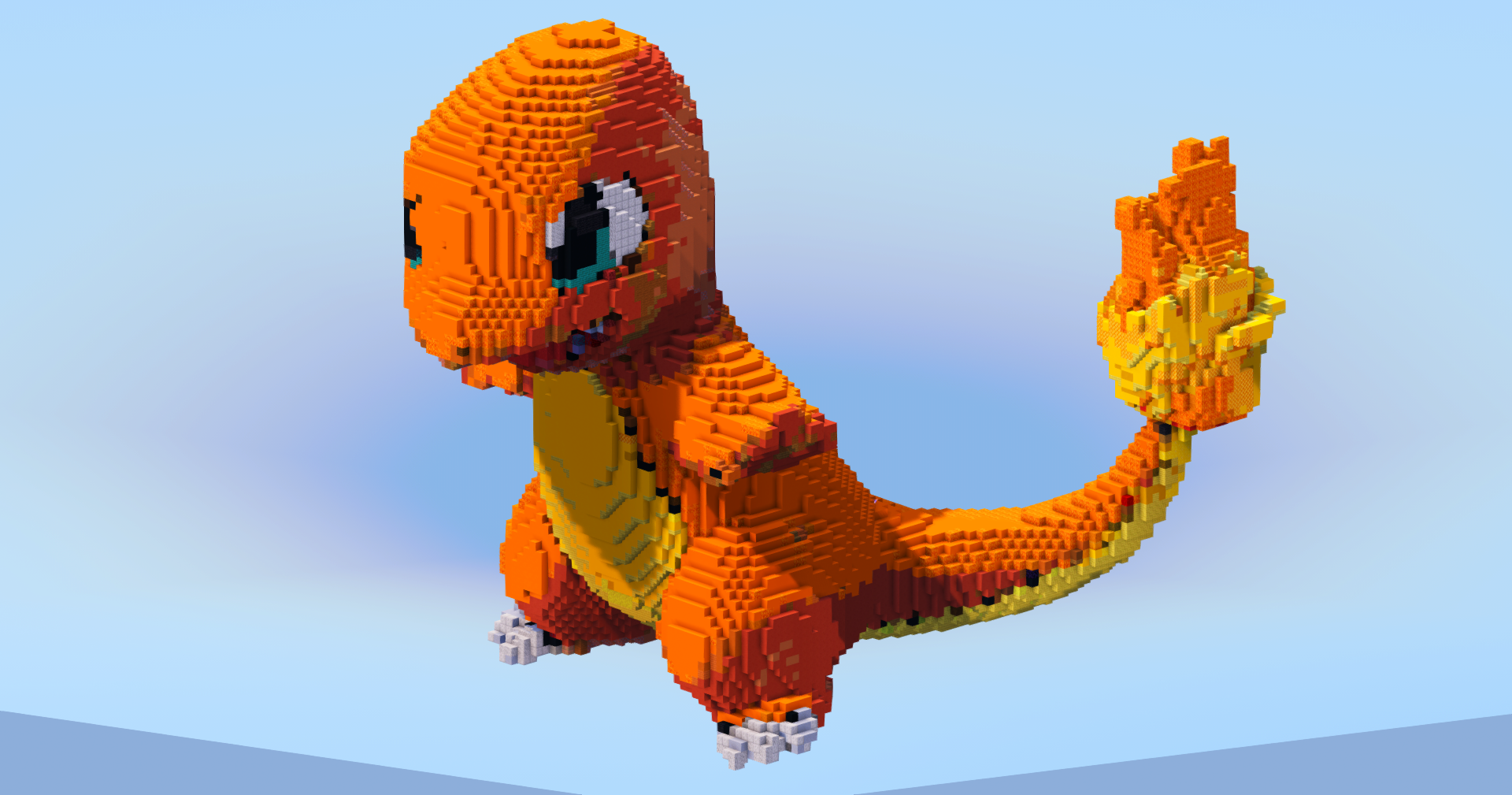 Charmander — Minecraft Build by LeonisBuilds