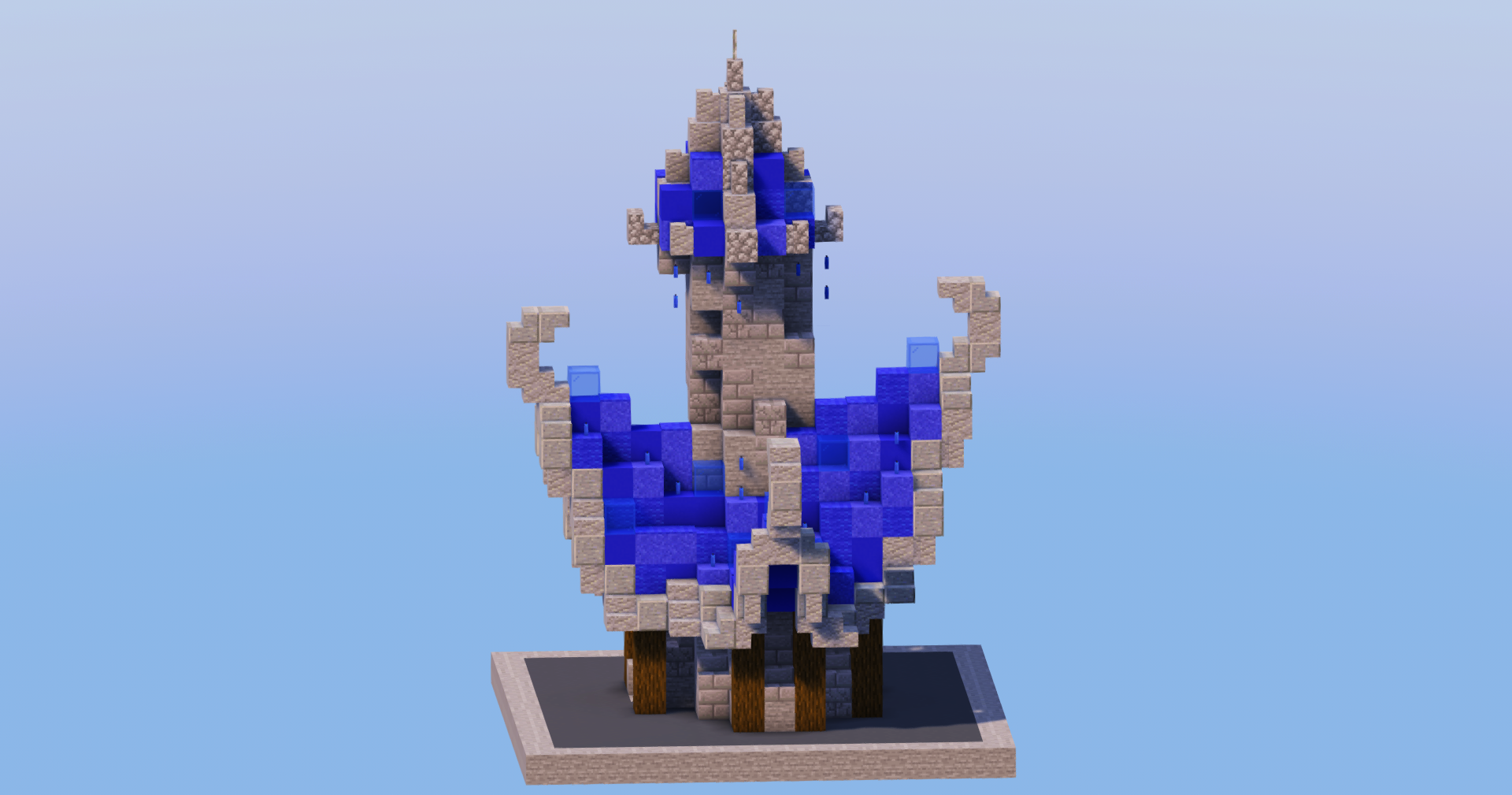 Water Medieval Fantasy House 1 — Minecraft Build by LeonisBuilds (2)
