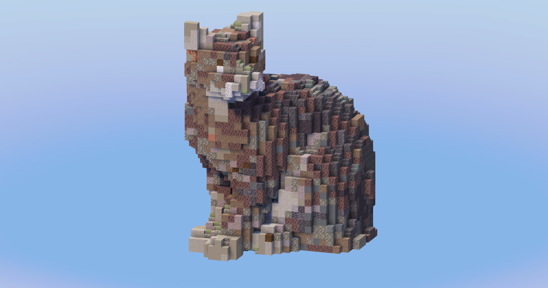 Gray Tabby Cat — Minecraft Build by LeonisBuilds