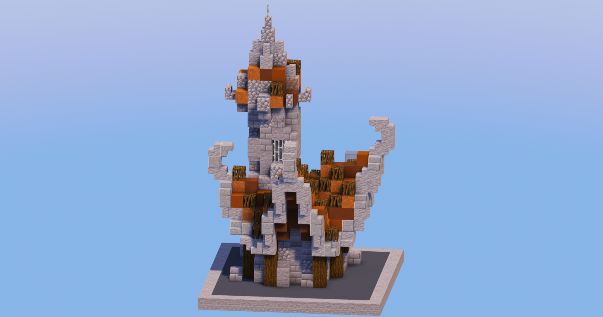 Brown Medieval Fantasy House 2 — Minecraft Build by LeonisBuilds
