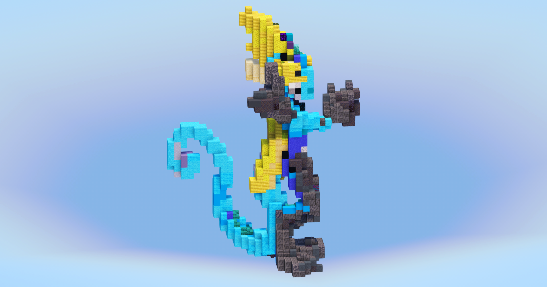 Inteleon from Pokemon — Minecraft Build by LeonisBuilds