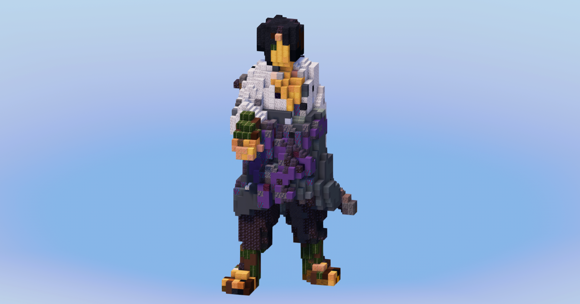 Sasuke from Naruto — Minecraft Build by LeonisBuilds