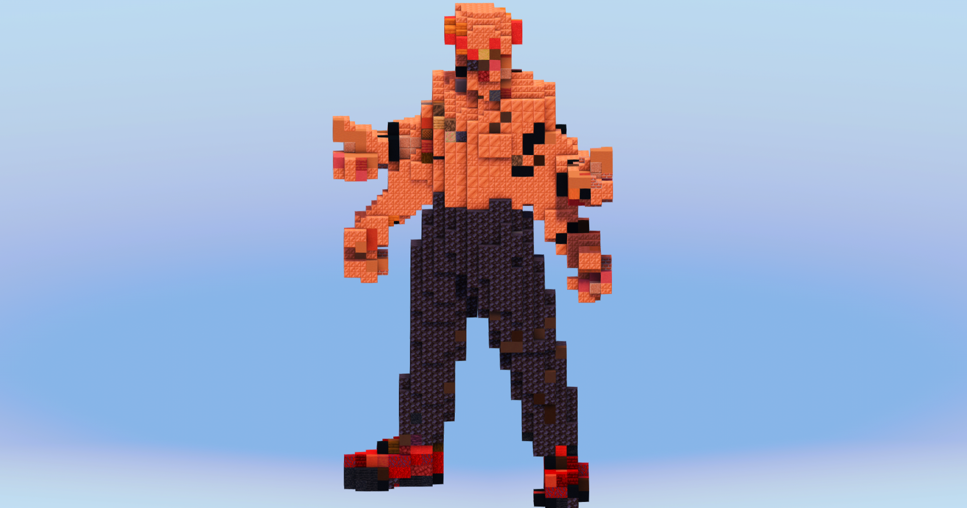 Ryomen Sukuna from Jujutsu Kaizen — Minecraft Build by LeonisBuilds